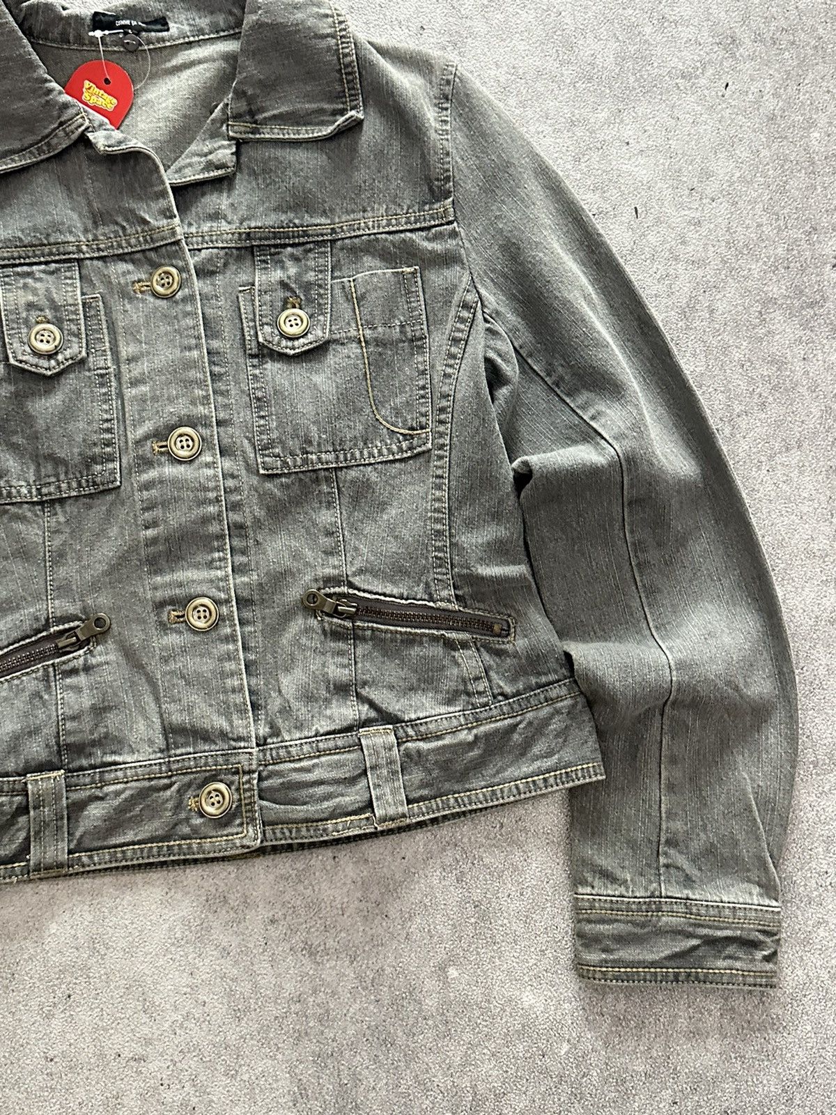 If Six Was Nine 90s Japanese Comme ca ism Multipocket Denim Jacket lgb Size US S / EU 44-46 / 1 - 3 Thumbnail