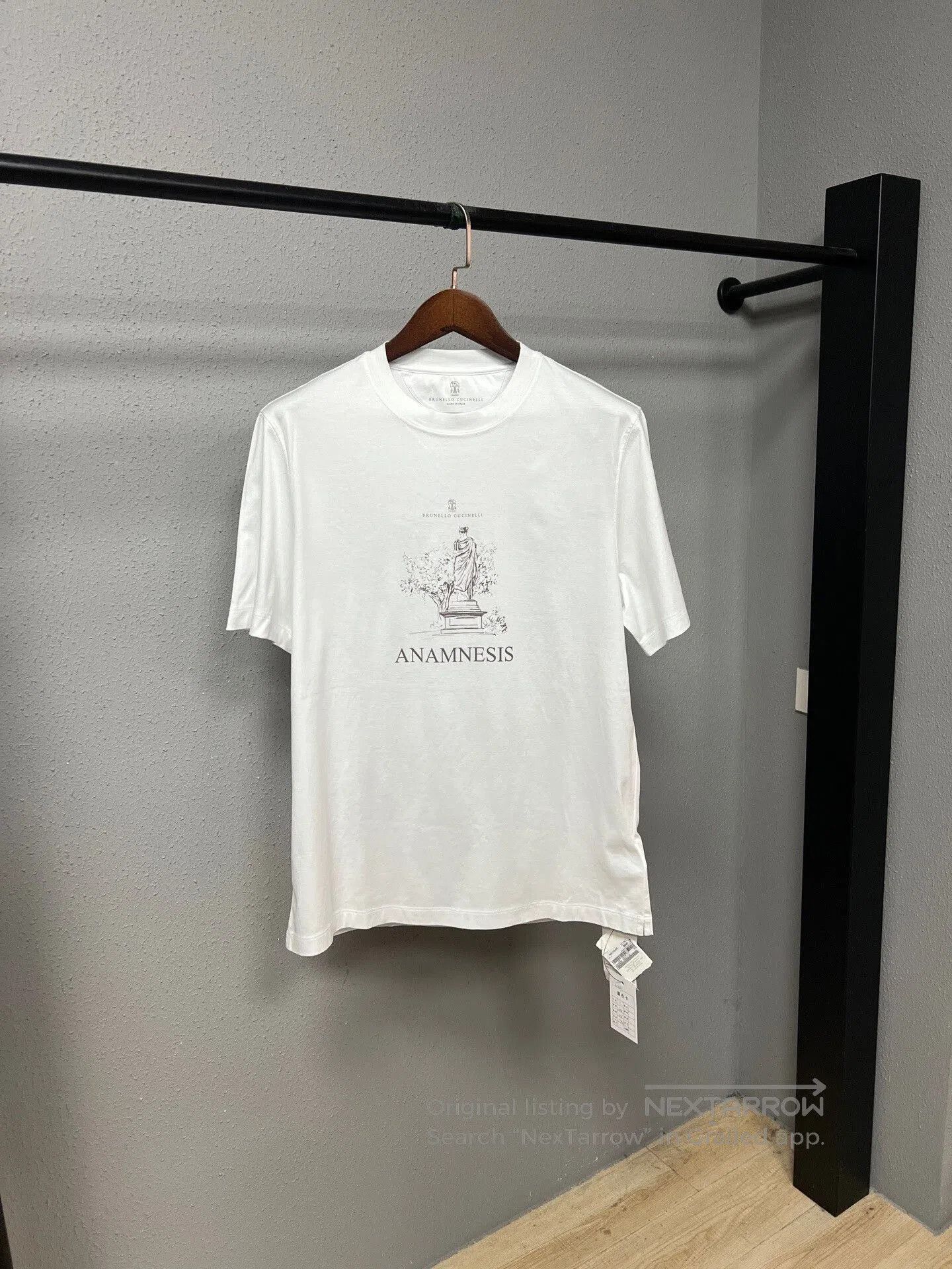Brunello Cucinelli brunello cucinelli white short sleeve shirt. Size US L / EU 52-54 / 3 - 1 Thumbnail