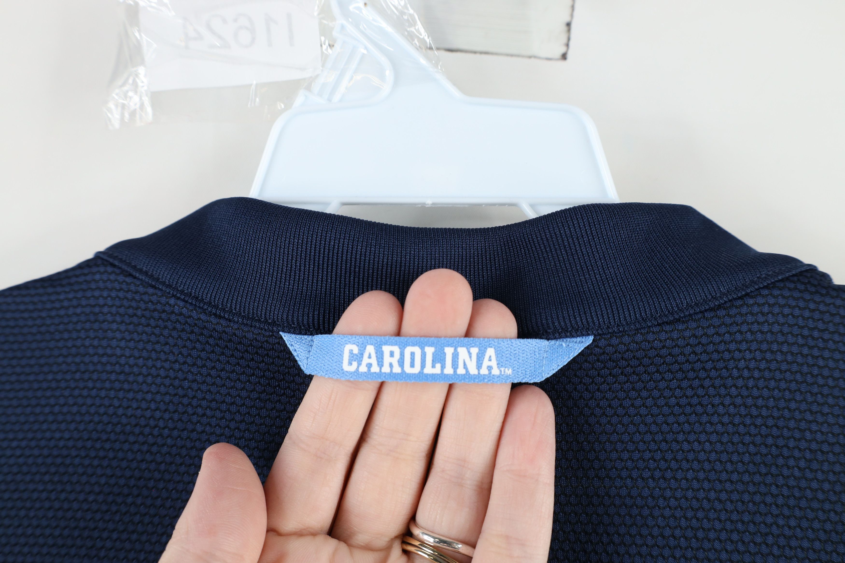 Nike × Vintage Nike Air Jordan of North Carolina Knit Henley T-Shirt Blue Size US XL / EU 56 / 4 - 9 Thumbnail