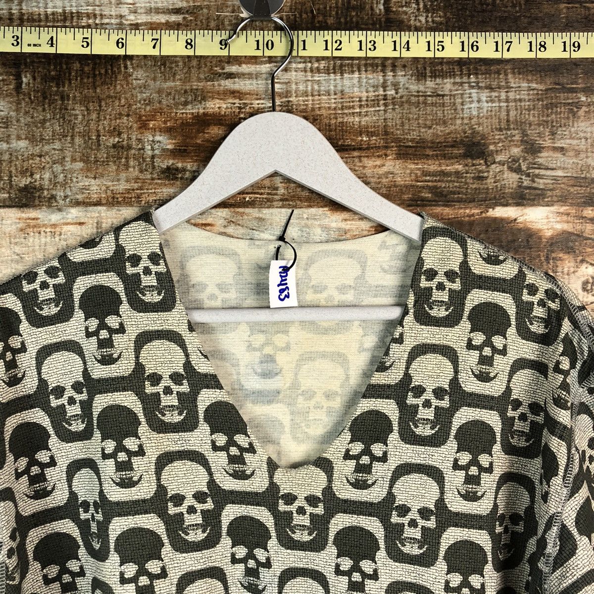 Lucien Pellat-Finet Lucien Pellat Finet full print Skulls White T-Shirt #A2483 Size US L / EU 52-54 / 3 - 4 Thumbnail