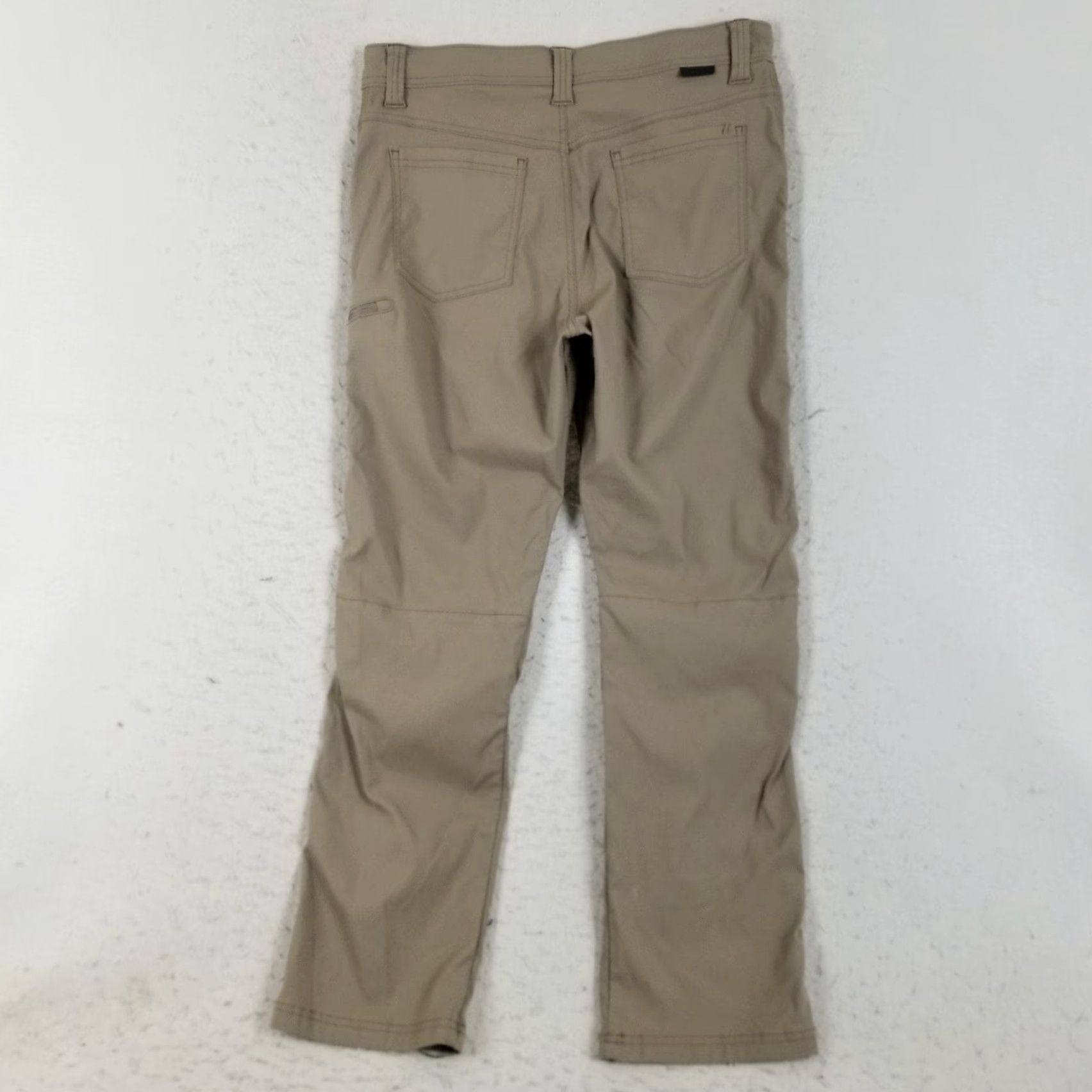 Wrangler Men's Outdoor Hiking Pants 34x30 Khaki Stretch Breathable