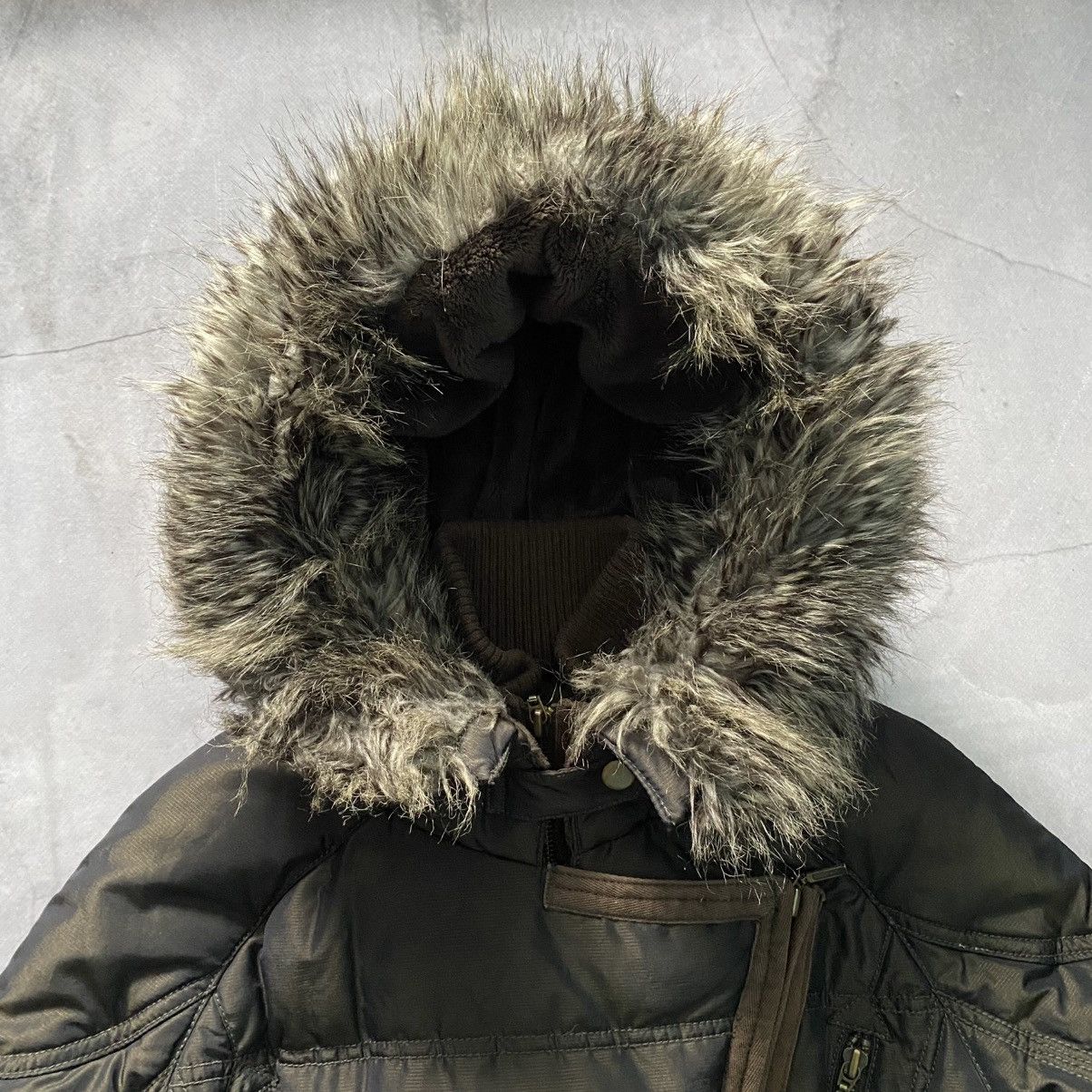 If Six Was Nine × Le Grande Bleu (L.G.B.) Jacket LGB If Six Was Nine Style Faux Fur Bomber Y2K Size M / US 6-8 / IT 42-44 - 6 Thumbnail