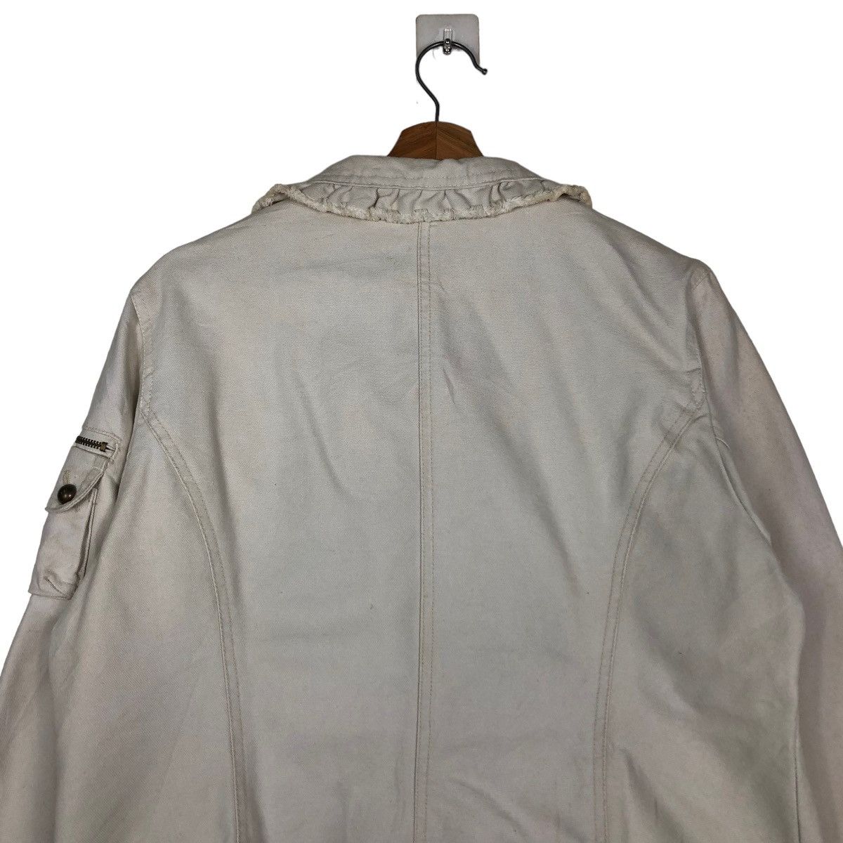 Japanese Brand 📌CROPPED BIKER JACKET HEEHIRASA JAPAN CARGO POCKETS Size US L / EU 52-54 / 3 - 4 Thumbnail
