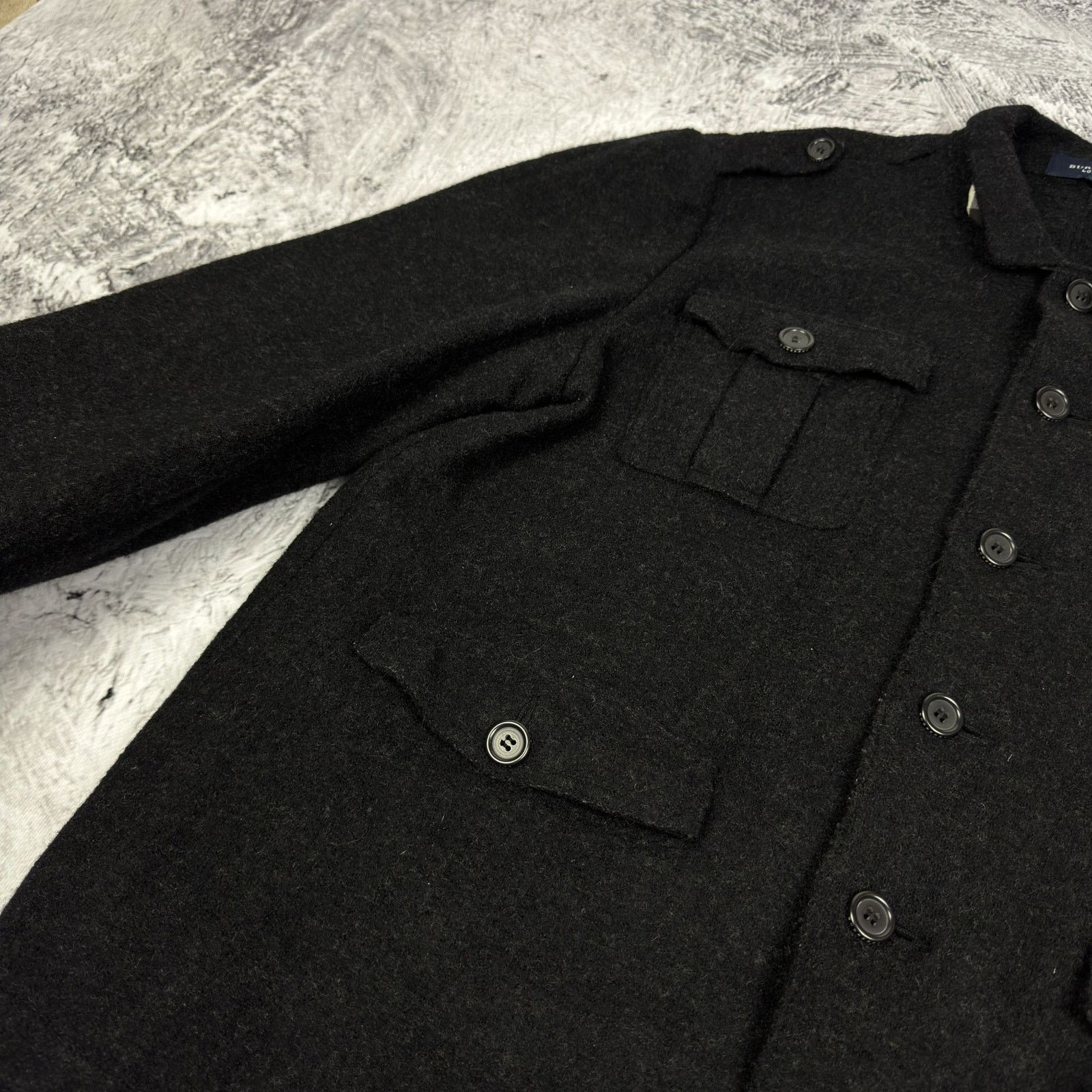 Burberry Burberry London Women's Black Front Button Utility Jacket 6 Size M / US 6-8 / IT 42-44 - 5 Thumbnail