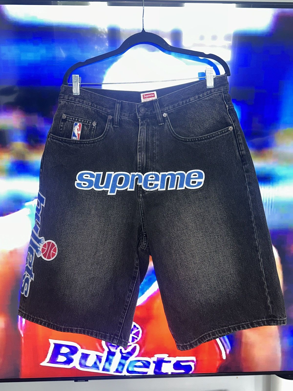 Supreme Supreme Rigid Baggy Denim Short | Grailed