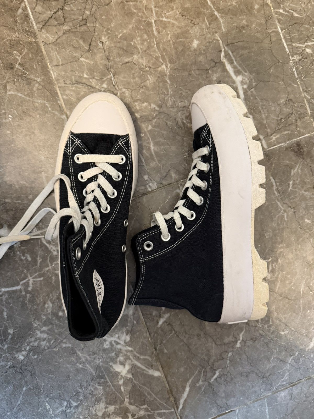 Converse Converse Chuck Taylor All Star Lift Lug Hi (Black) Size US 8.5 / IT 38.5 - 3 Thumbnail
