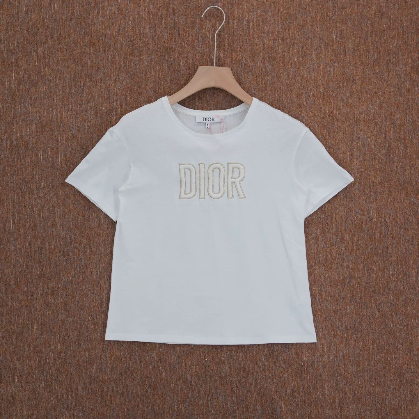 Dior Dior Ivory Cotton Short Sleeve Top Size M / US 6-8 / IT 42-44 - 1 Thumbnail
