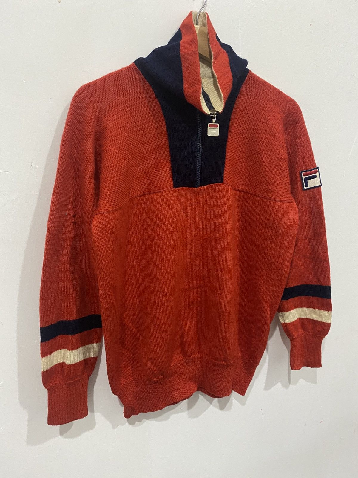 Fila Vintage Fila Half Zipper Sweater Jacket Size US M / EU 48-50 / 2 - 3 Thumbnail