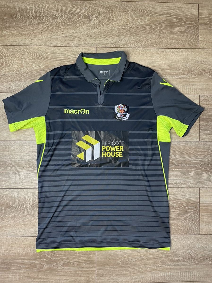 Macron DARTFORD 2020/2021 AWAY FOOTBALL SHIRT MACRON JERSEY SIZE XL Size US XL / EU 56 / 4 - 1 Thumbnail