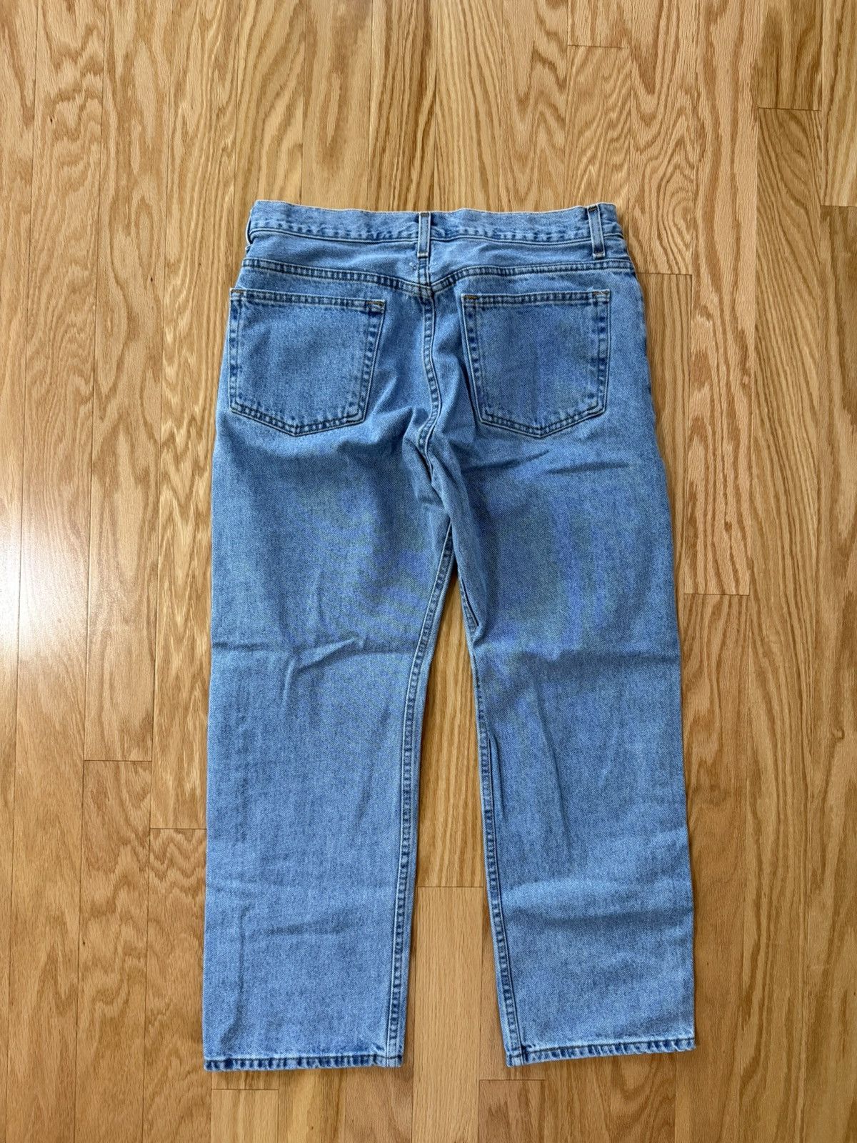 Other Vintage Light Wash Straight Leg Jeans 34x29 Size US 34 / EU 50 - 2 Thumbnail