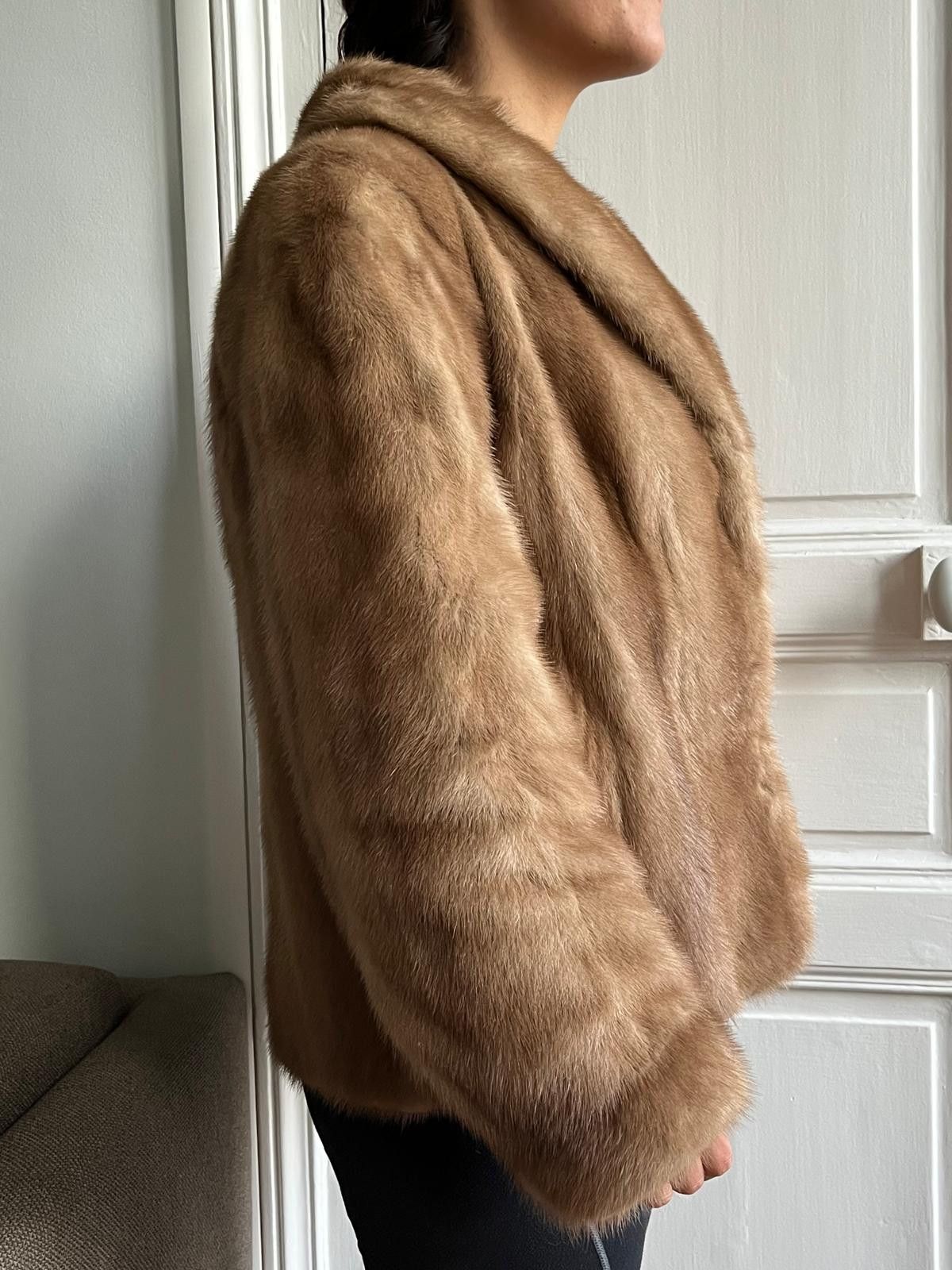 Vintage Mink Fur Coat Size S / US 4 / IT 40 - 6 Thumbnail