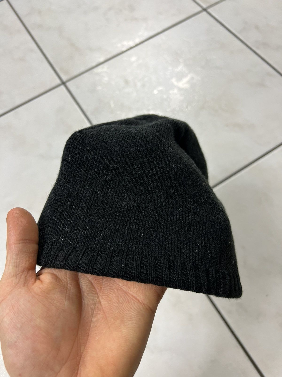 Lacoste Vintage Lacoste y2k knitted crocodile big logo drill beanie Size ONE SIZE - 11 Thumbnail