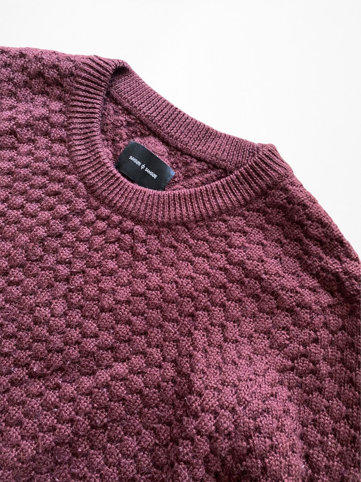 Samsoe Samsoe Samsoe & Samsoe Morton o-neck 136 Seaman knit wool sweater Size US M / EU 48-50 / 2 - 2 Thumbnail