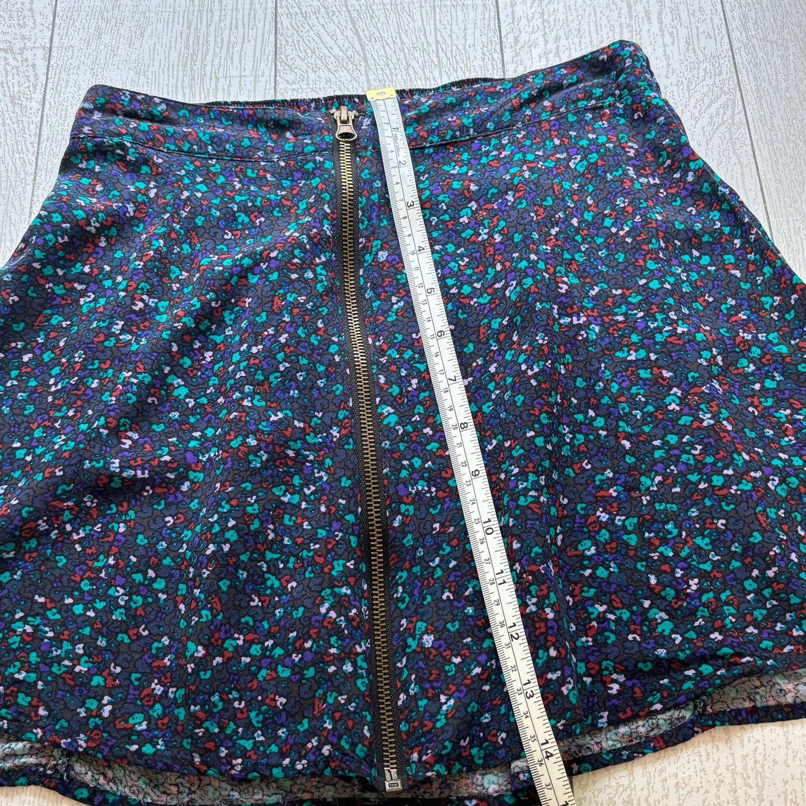 Kirra Kirra Purple Floral Skirt Size Small Size 24" / US 00 / IT 34 - 5 Thumbnail