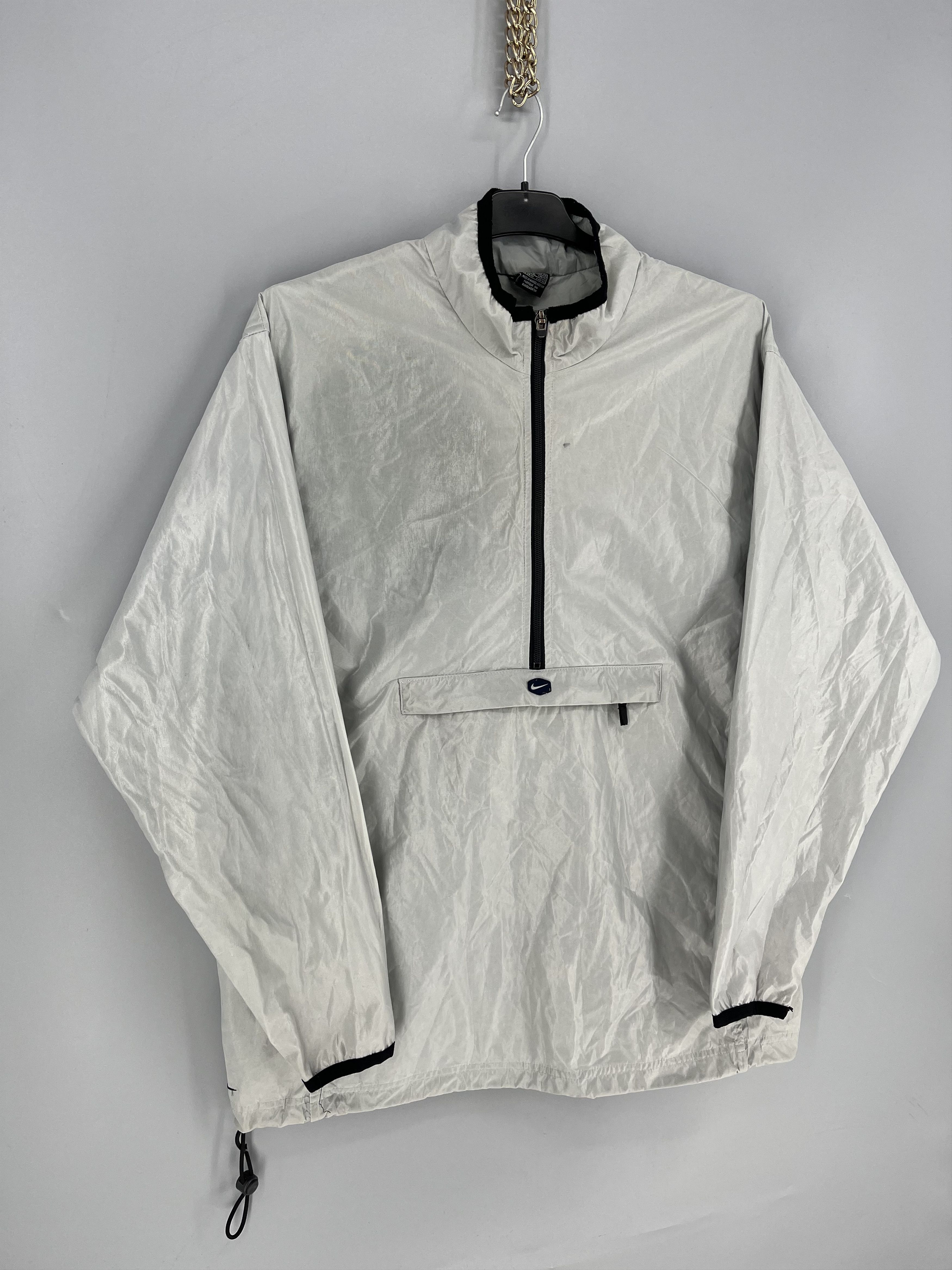 Nike Vintage Nike Pullover Windbreaker Hoodie Grey Size-M Size US M / EU 48-50 / 2 - 3 Thumbnail