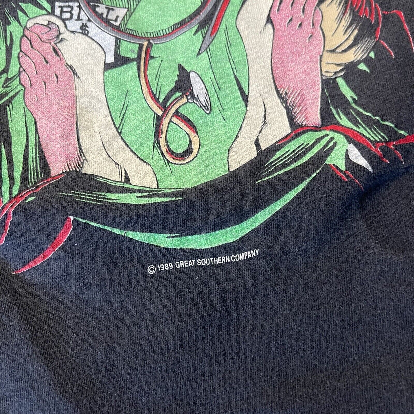 Vintage Vtg 80s Metal Church T-Shirt Fake Healer Blessings Tour Size US L / EU 52-54 / 3 - 5 Thumbnail