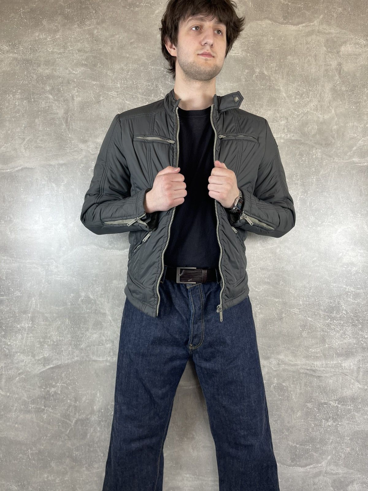 Diesel Diesel Padded Nylon Minimalist MultiPockets Jacket Black Size US M / EU 48-50 / 2 - 6 Thumbnail