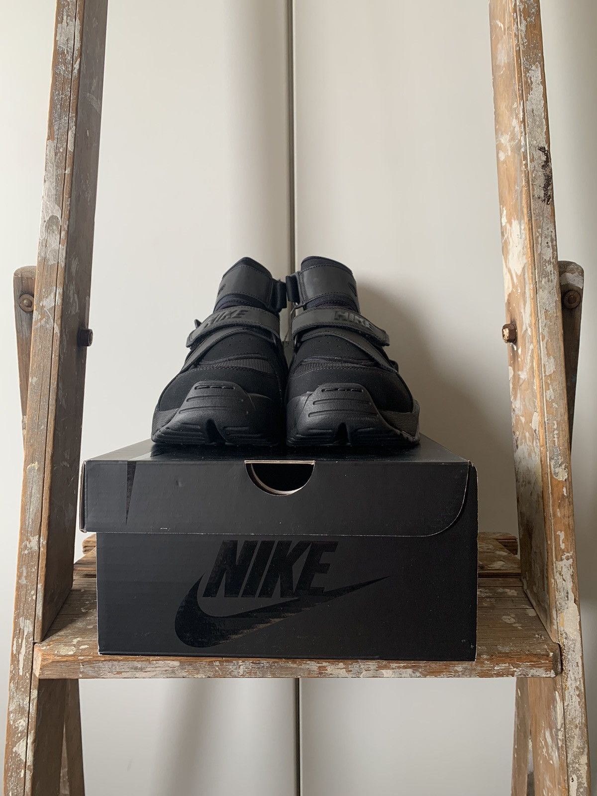 Comme des Garcons Homme Plus × Nike NIKE COMME DES GARÇONS HOMME PLUS CARNIVORE BLACK SNEAKERS Size US 8 / EU 41 - 2 Thumbnail