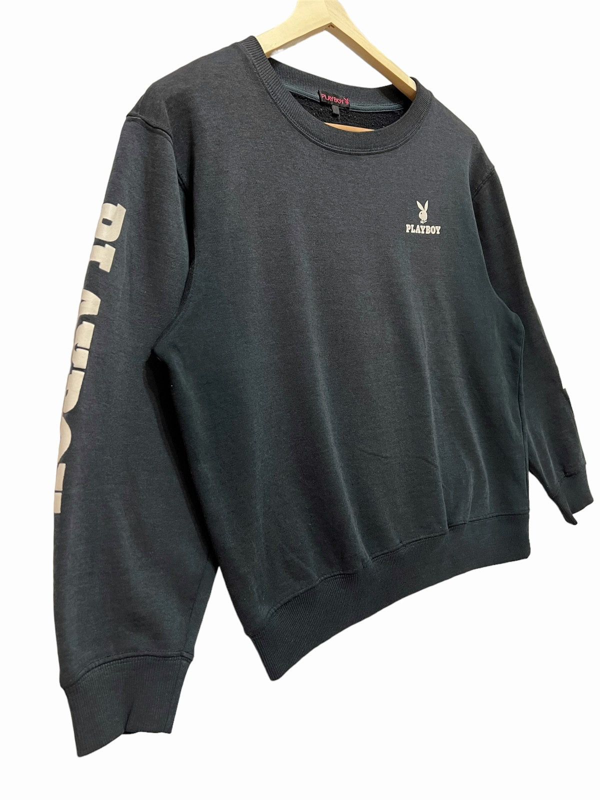 Playboy × Vintage Vintage 90s PLAYBOY Big Logo Crewneck Sweatshirt Size L Size US L / EU 52-54 / 3 - 5 Thumbnail