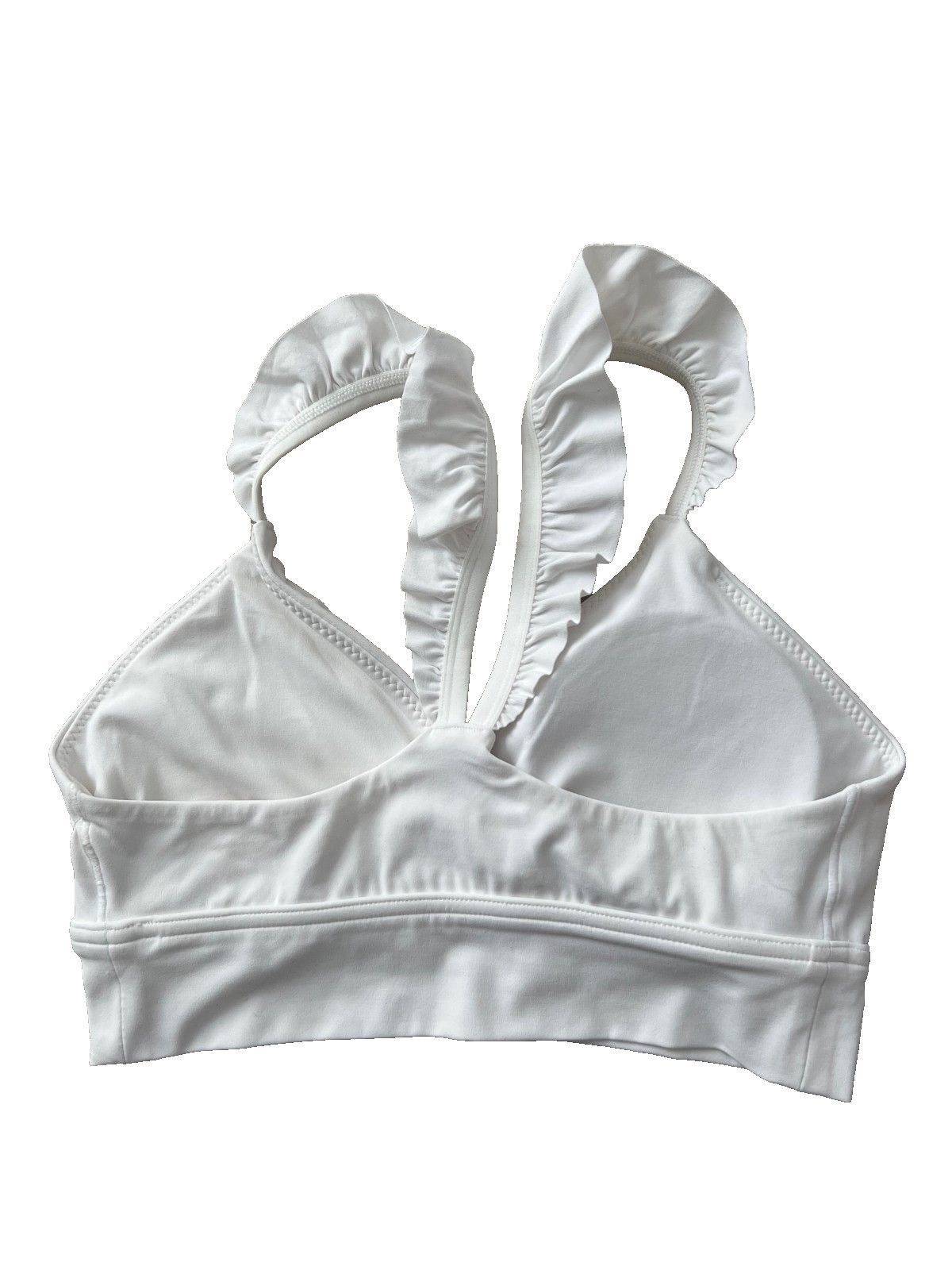 Other OFFLINE Ruffled Bralette Top White ( M ) Size M / US 6-8 / IT 42-44 - 2 Thumbnail