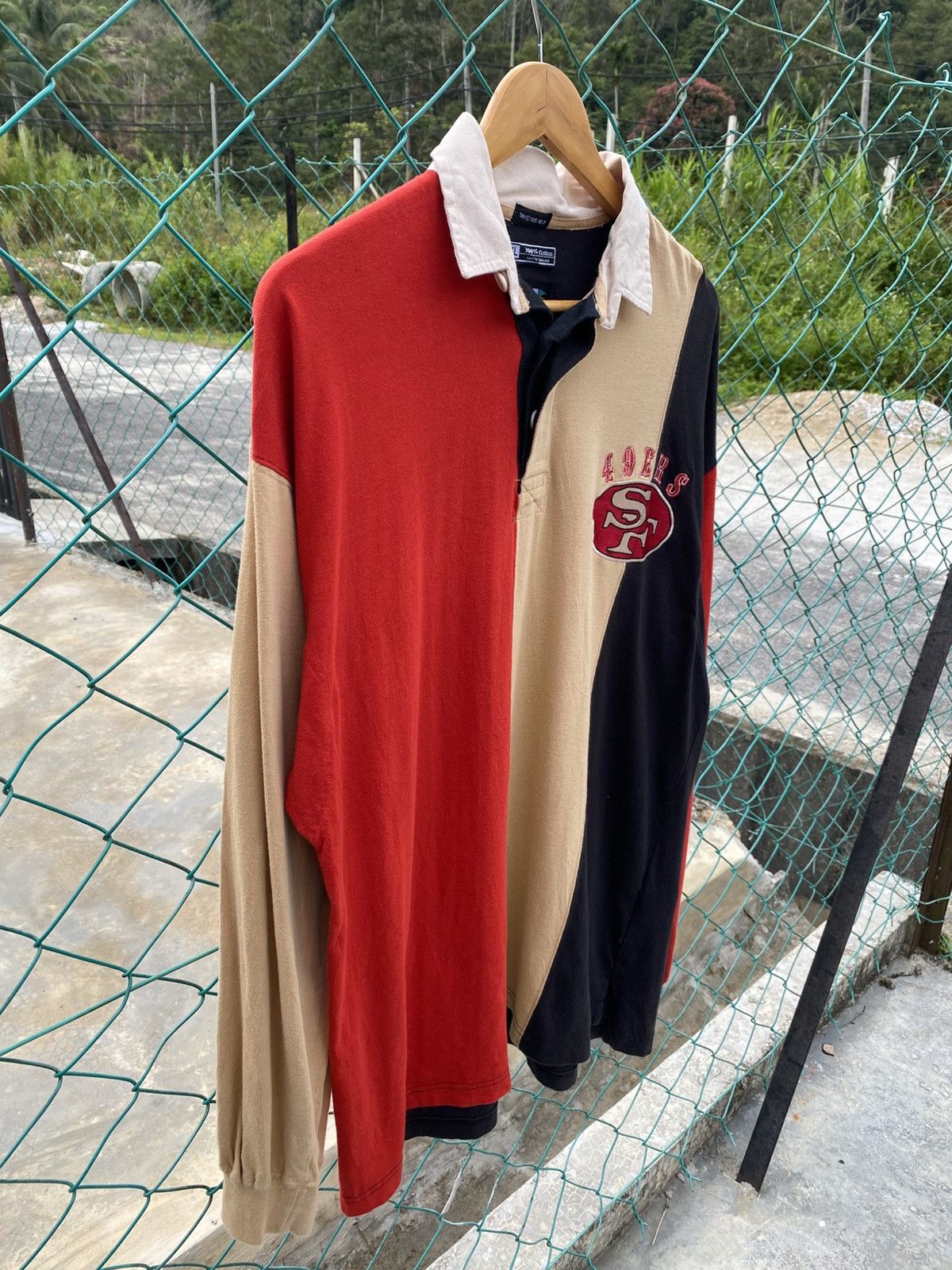 NFL 49 ers san francisco by mirage polo rugby long sleeve Size US XL / EU 56 / 4 - 4 Thumbnail
