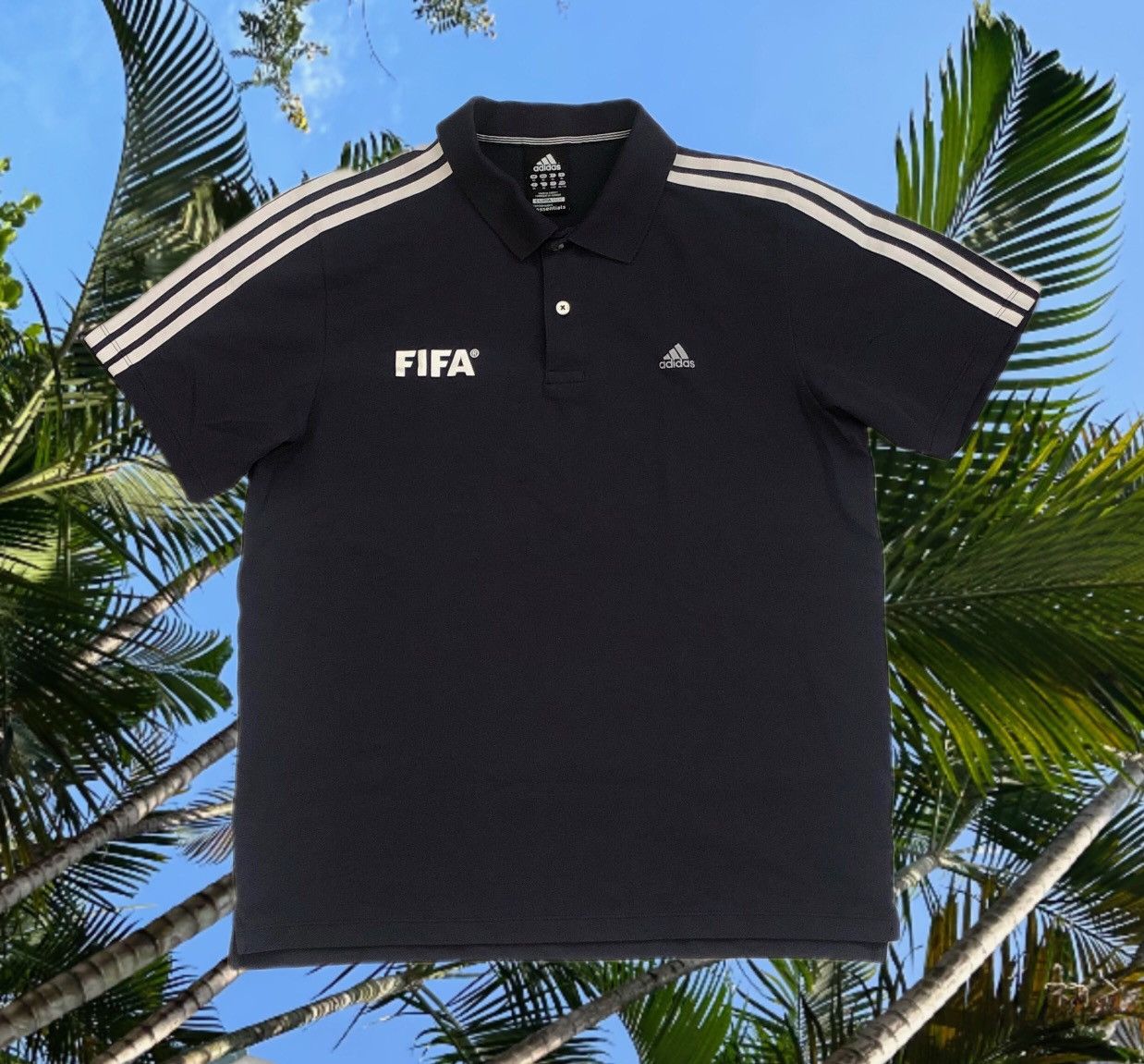 Adidas FIFA adidas polo shirt Size US XL / EU 56 / 4 - 1 Thumbnail