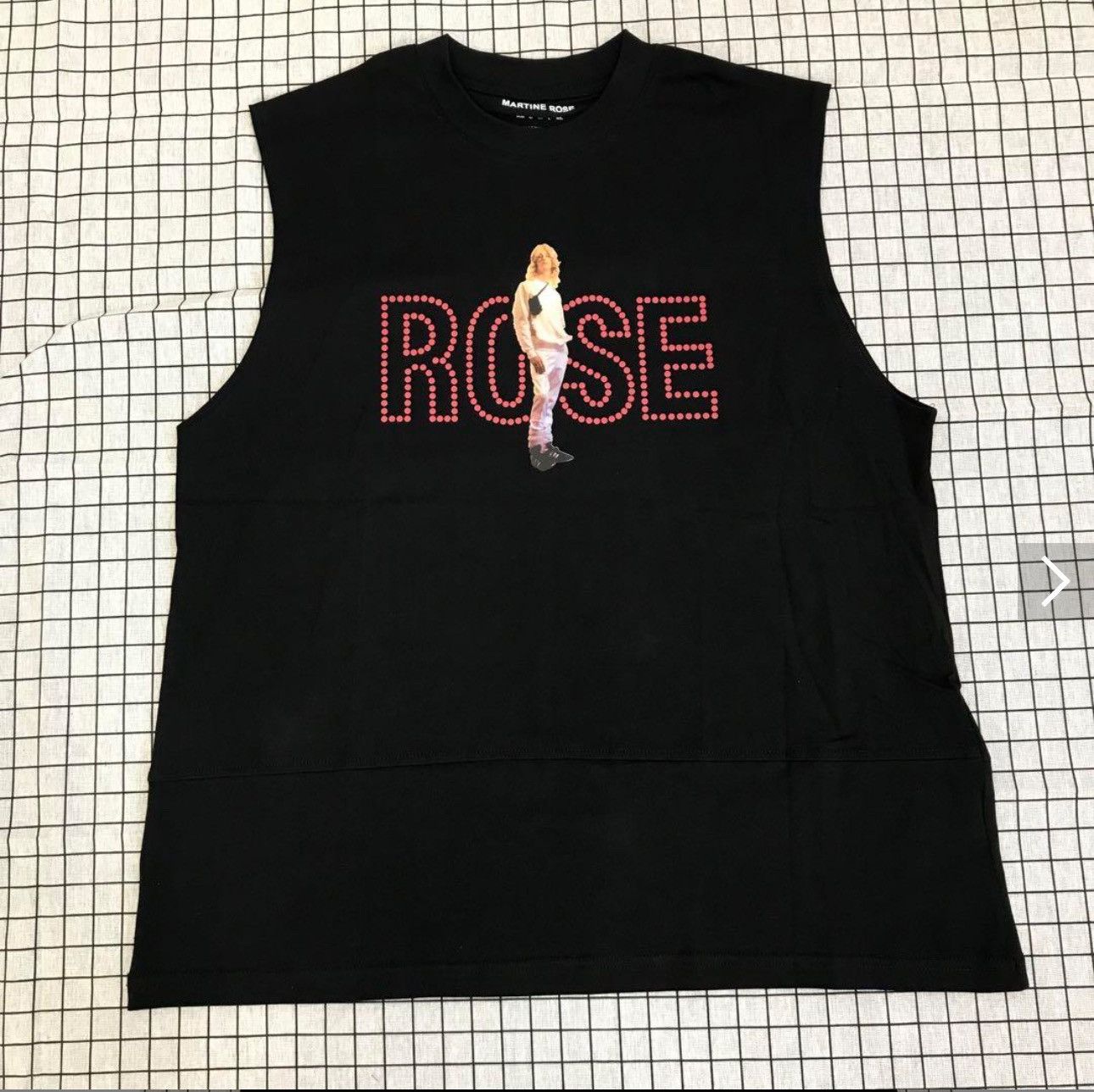 MARTINE ROSE Punk vest black M
