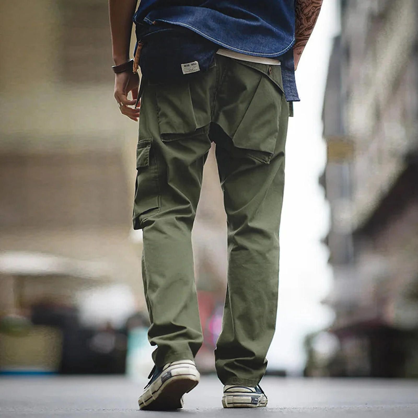 Vintage Straight Leg Utility Cargo Pants Size US 32 / EU 48 - 7 Thumbnail