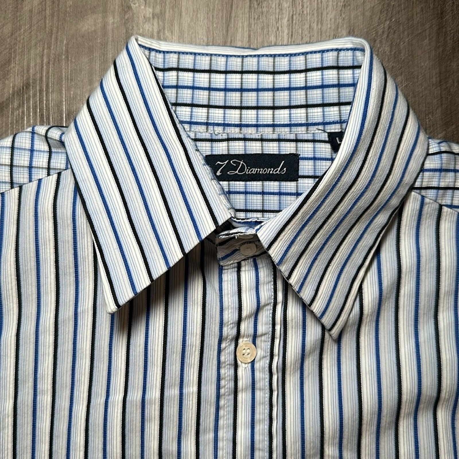 7Diamonds 7 Diamonds Long Sleeve Button Down - Large Size US L / EU 52-54 / 3 - 6 Thumbnail