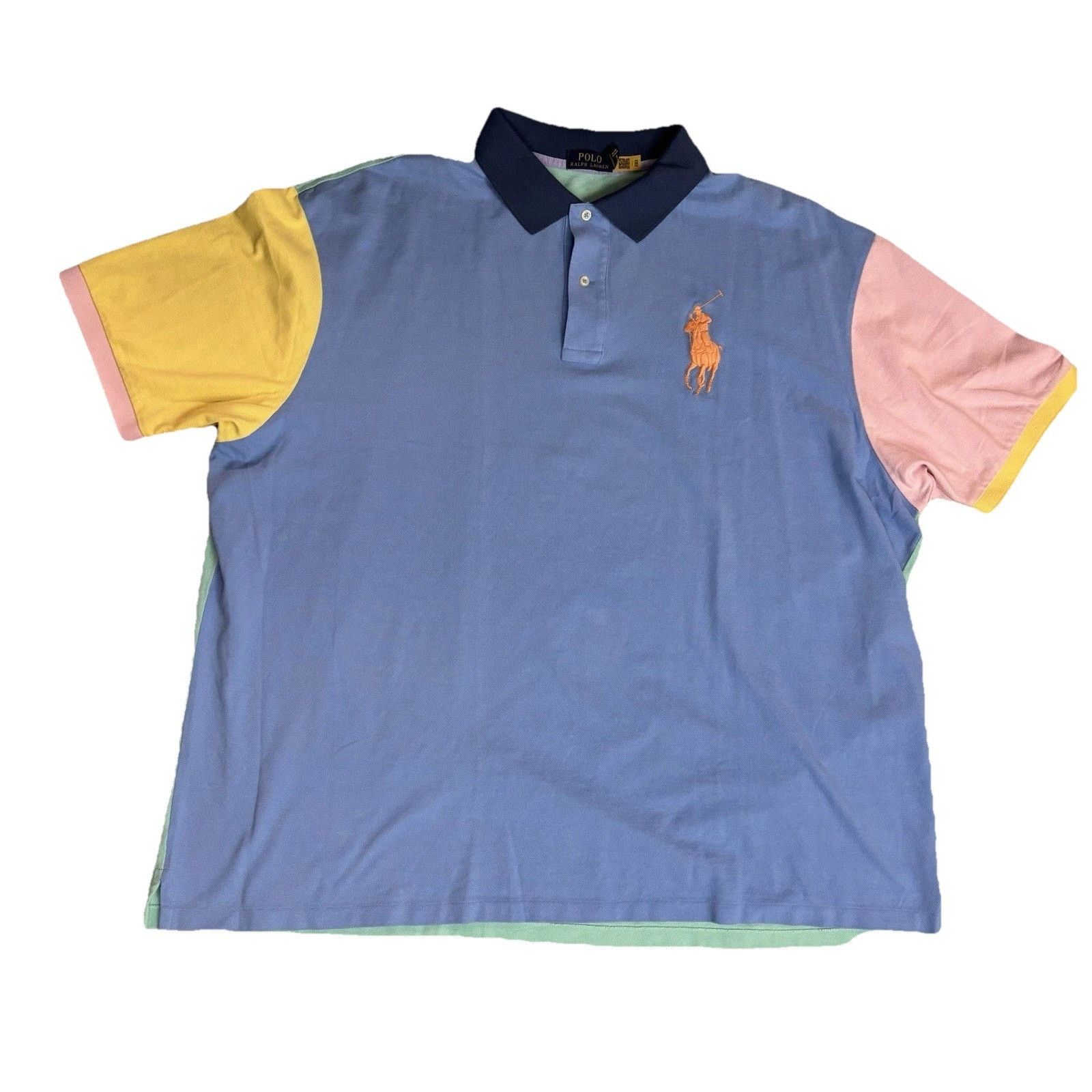 00s polo by ralph lauren ビックポニーswag drip ラルフローレン ビッグポニー ポロシャツ swag drip - メルカリ