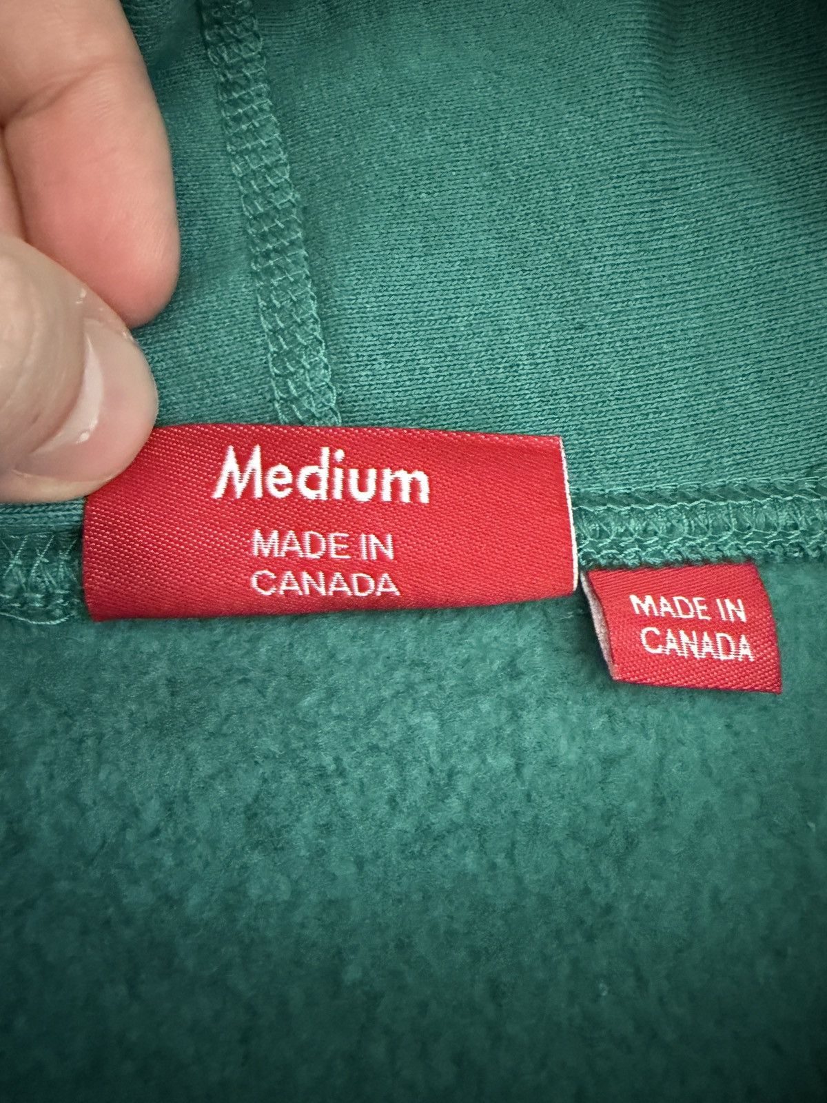 Supreme Supreme Trademark Hooded Sweatshirt Dark Teal Size US M / EU 48-50 / 2 - 4 Thumbnail