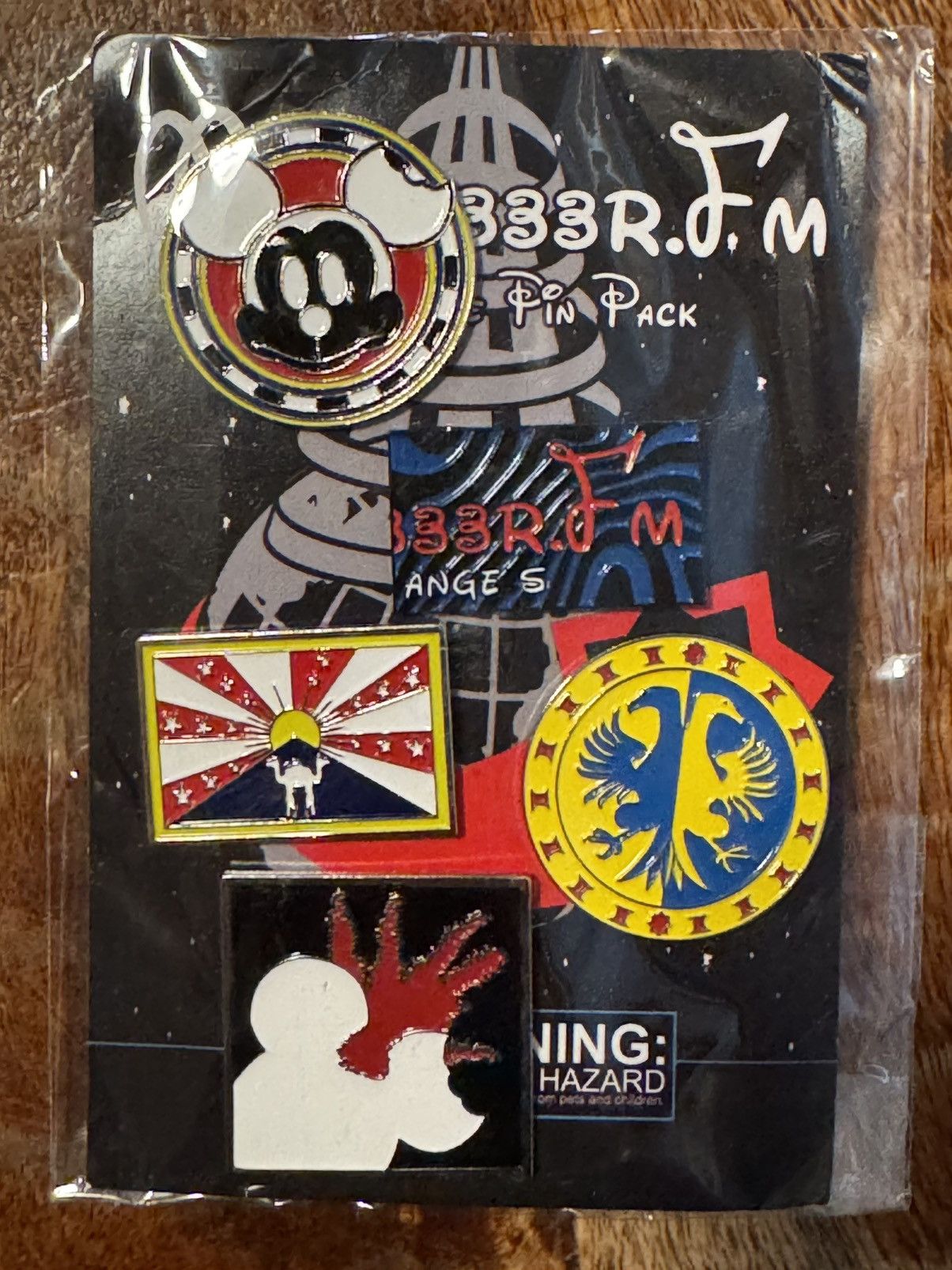 murd333r.fm MFM Pin Set Disney Pins Size ONE SIZE - 1 Thumbnail