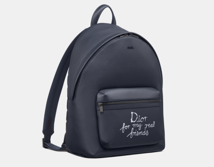 Dior o1w1db10825 Size : OS / 1ESBA1 Zipped Backpack in Navy Blue Size ONE SIZE - 2 Thumbnail