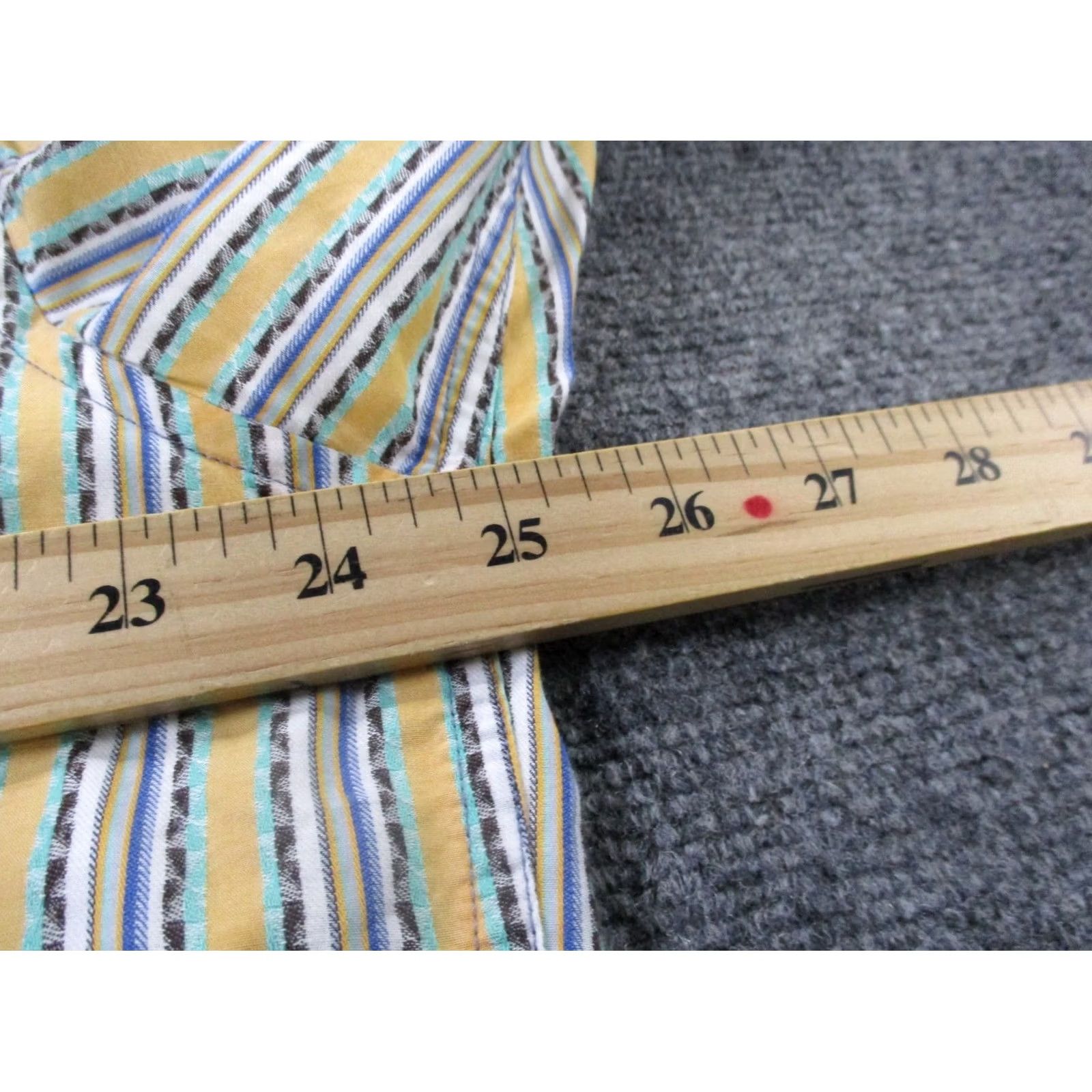 Robert Graham Robert Graham Shirt Mens 2XL Multicolor Striped Button-Up Collared Long Sleeve Casual Dress Size 48R - 5 Thumbnail