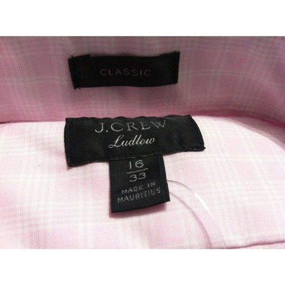 J.Crew J.CREW LUDLOW MENS NEW PINK COTTON DRESS SHIRT SIZE: 17.5/36 Size US XL / EU 56 / 4 - 3 Thumbnail