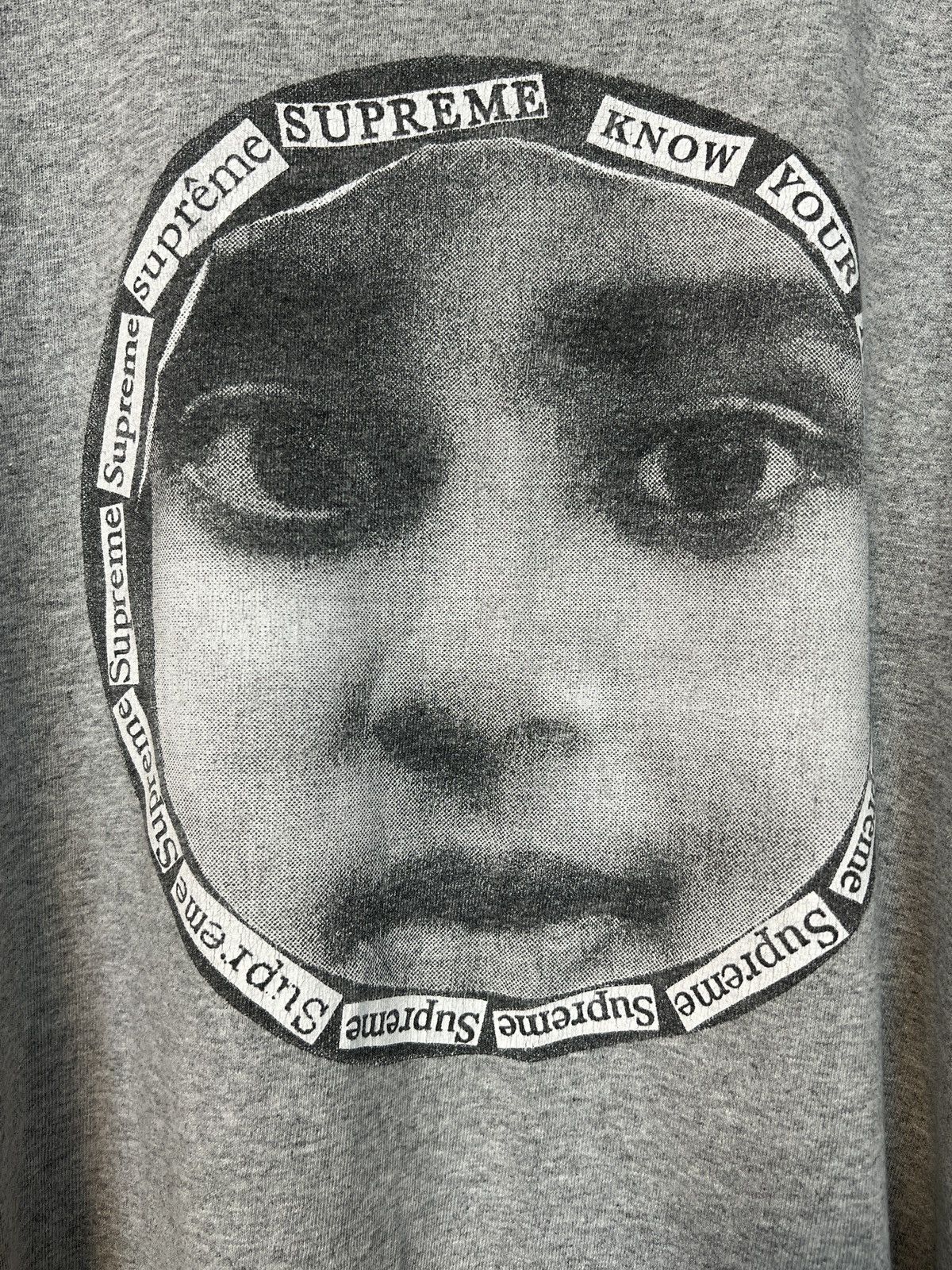 Vintage Supreme Know Your Rights Tee Grey Size M Size US M / EU 48-50 / 2 - 4 Thumbnail