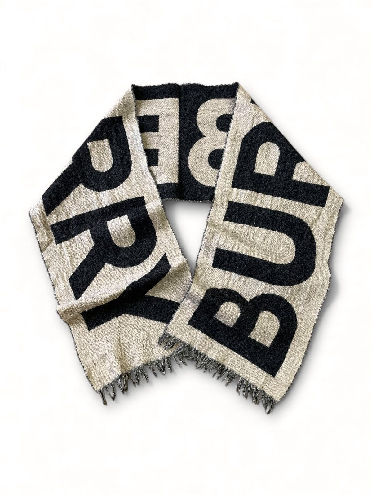 Burberry Burberry Wool Scarf – Made in England – 170×30 cm Size ONE SIZE - 5 Thumbnail