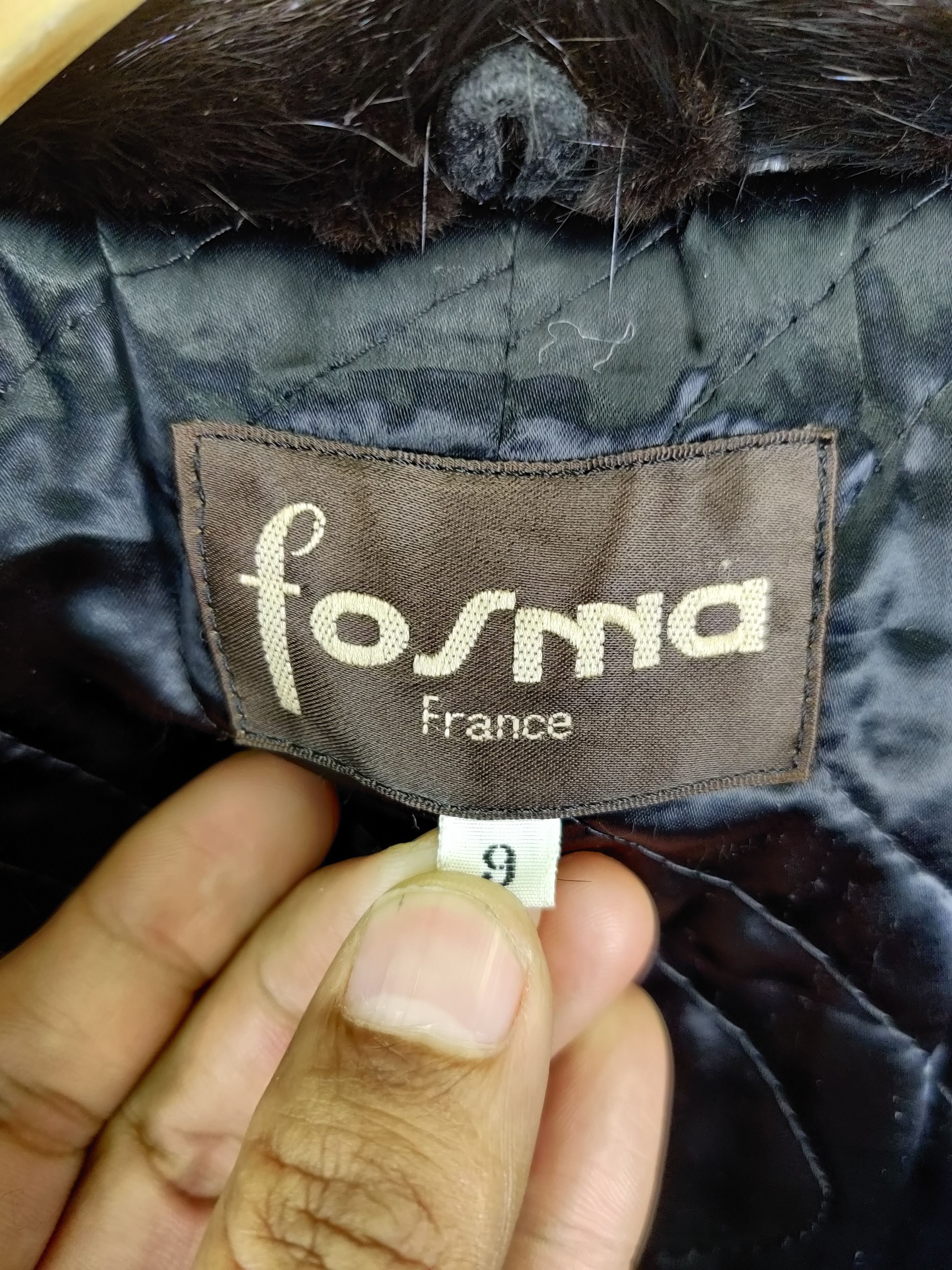 Japanese Brand Fosma France Leather Fur Jacket Size US M / EU 48-50 / 2 - 11 Thumbnail