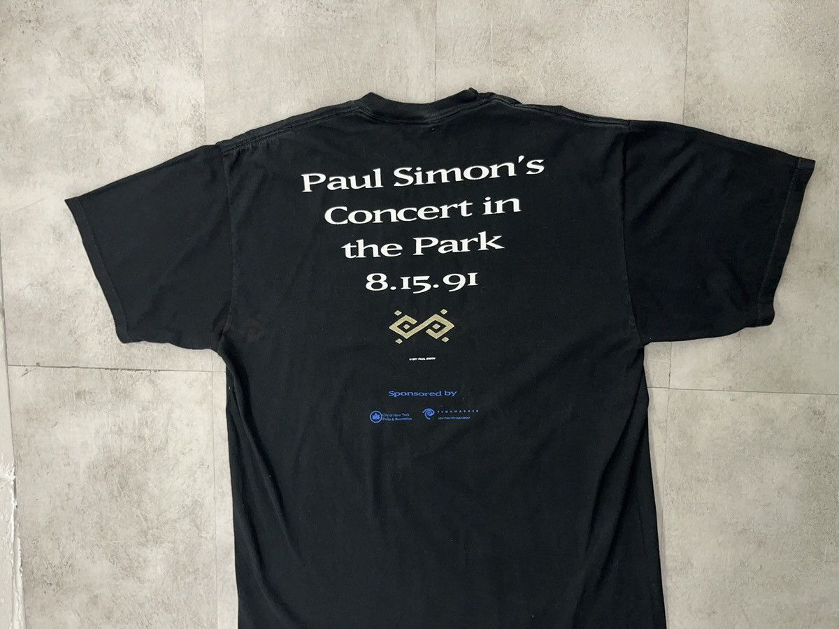 Paul Simon 1991 Concert Tee Jerzees XL Vintage USA