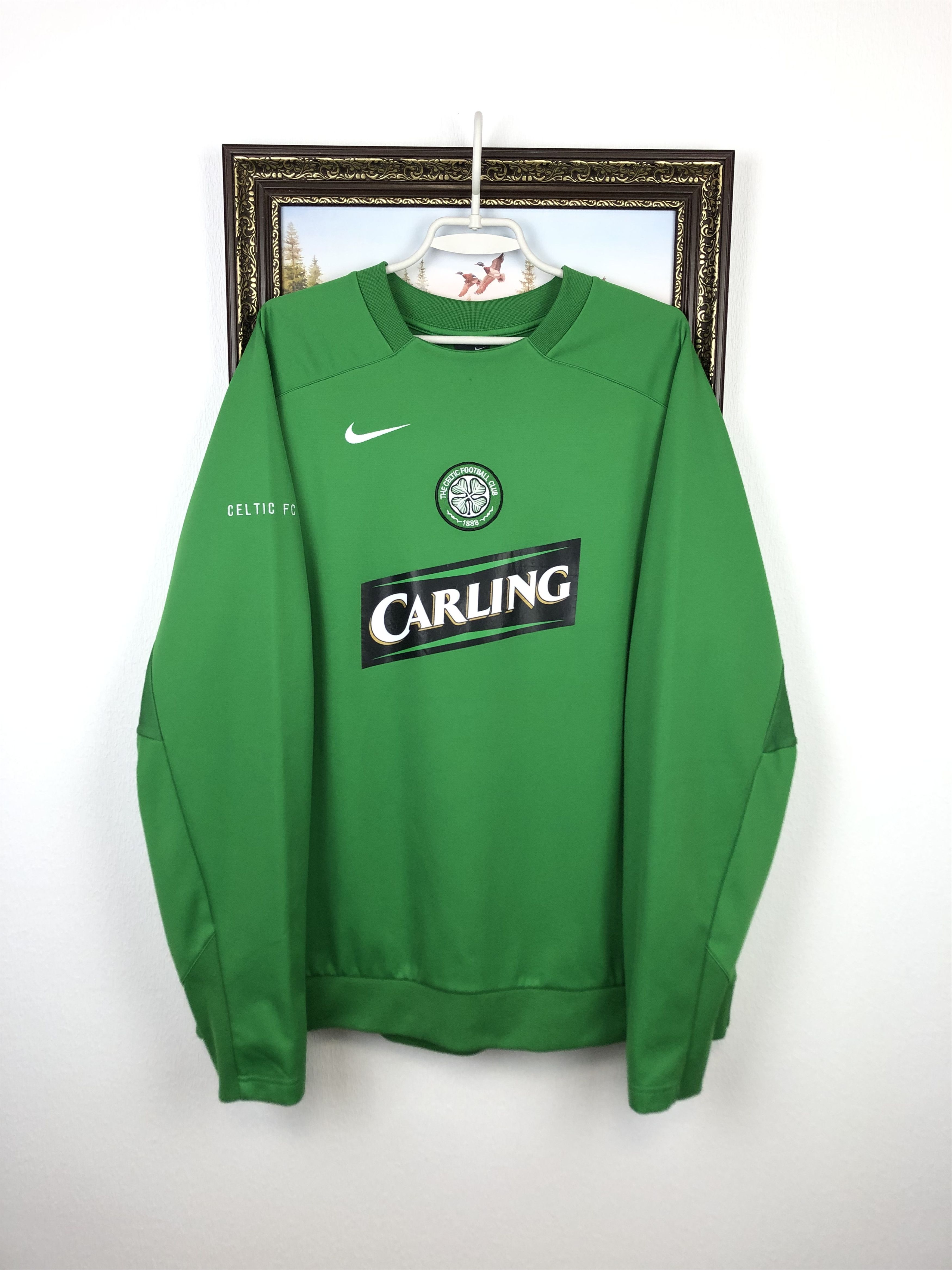 Vintage Nike Celtic Football Sweatshirt Soccer Crewneck