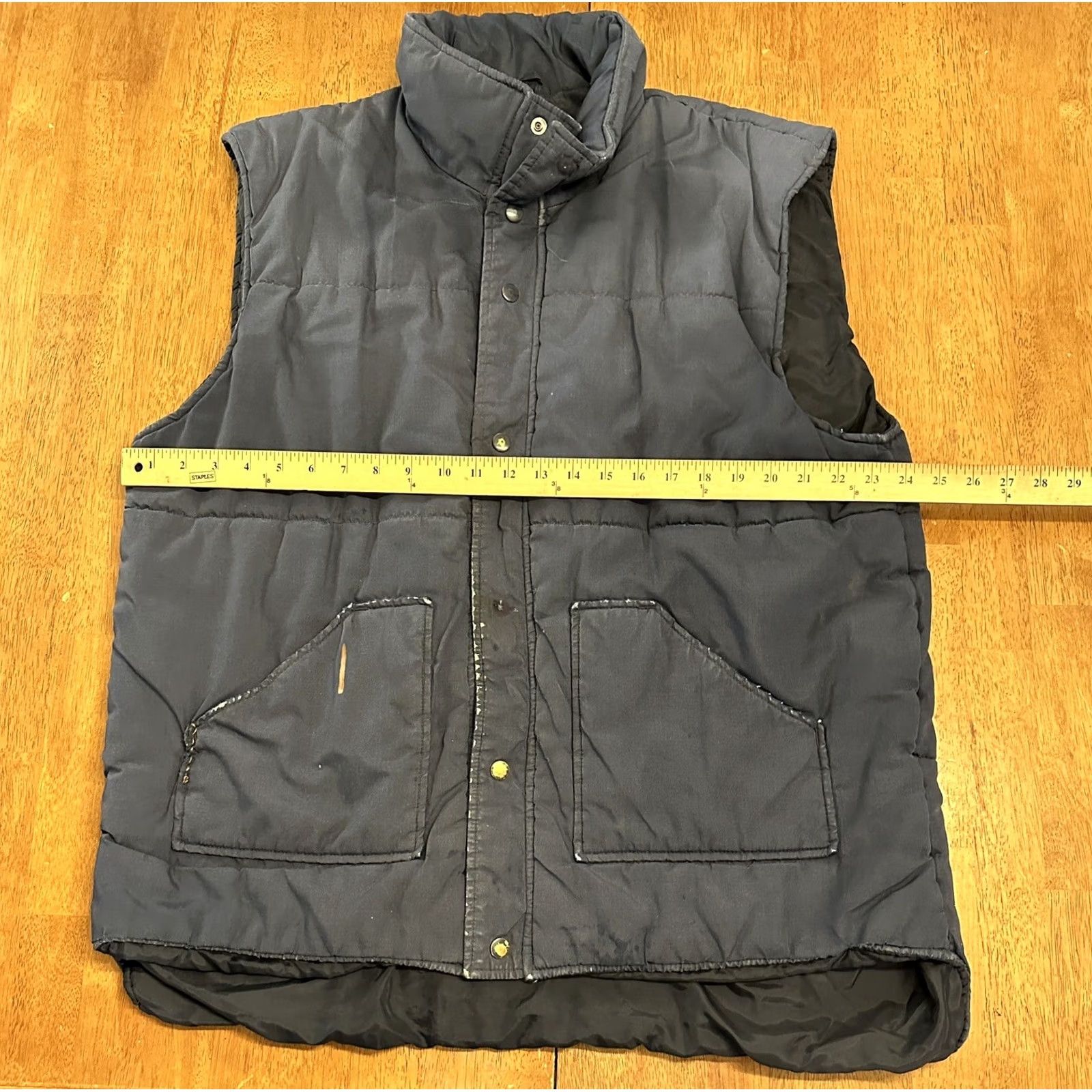 Vintage VINTAGE The King Size Vest XL Black 90s Puffer Mens Size US XL / EU 56 / 4 - 6 Thumbnail