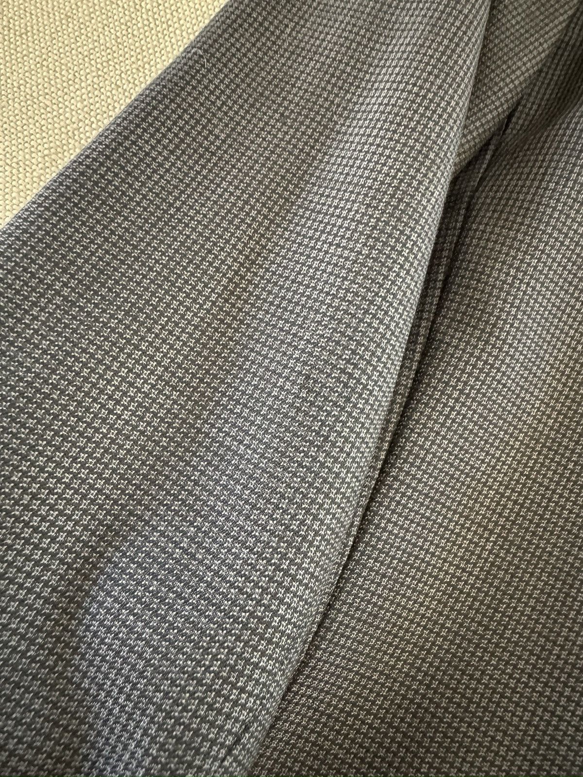 Vintage × Yves Saint Laurent Yves Saint Laurent YSL Vintage Nailhead Jacket in Gray 48R Size 48R - 13 Thumbnail
