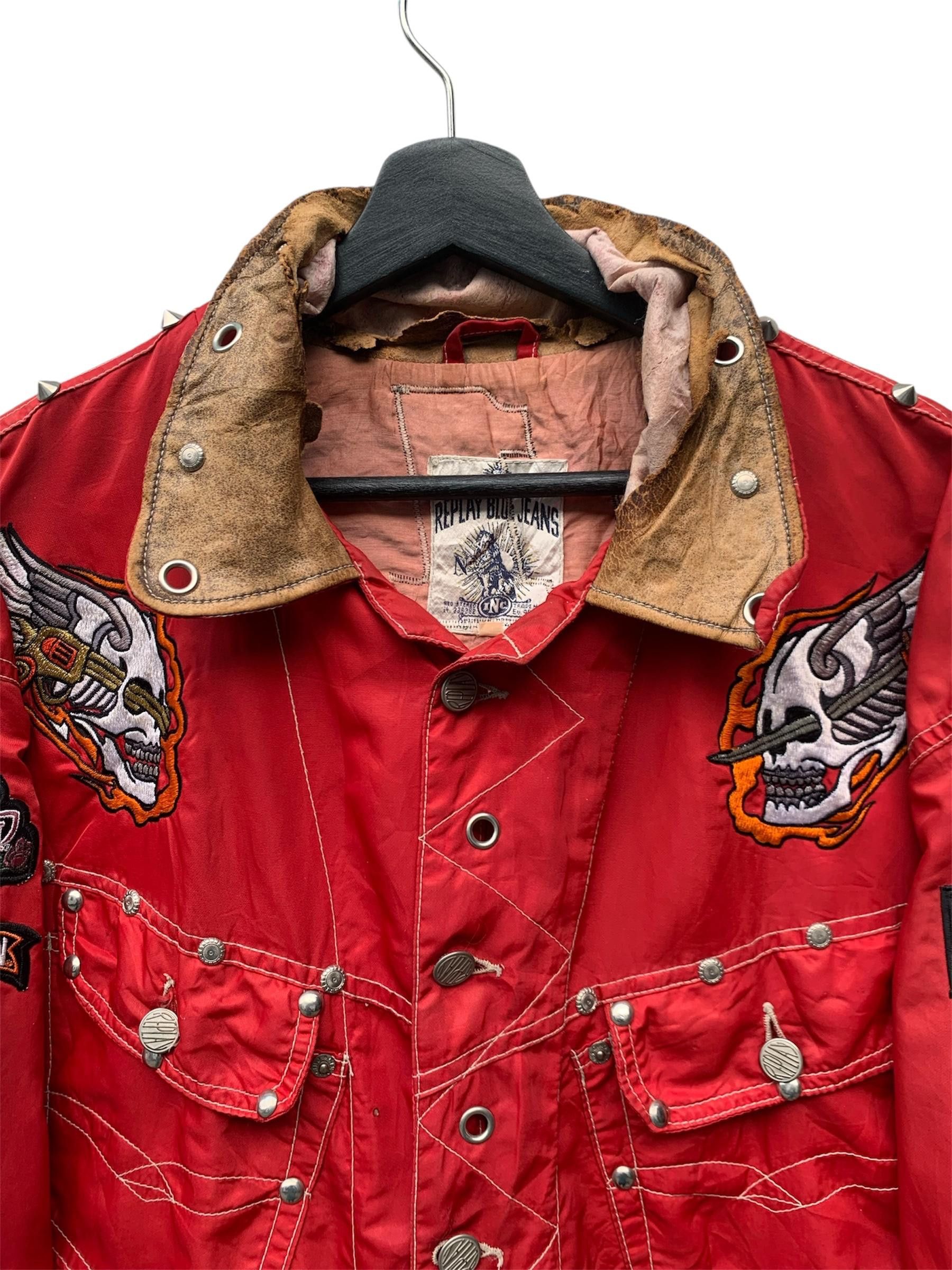 Replay Very Rare Vintage Replay Blue Jeans x Harley Davidson Jacket Size US M / EU 48-50 / 2 - 6 Thumbnail