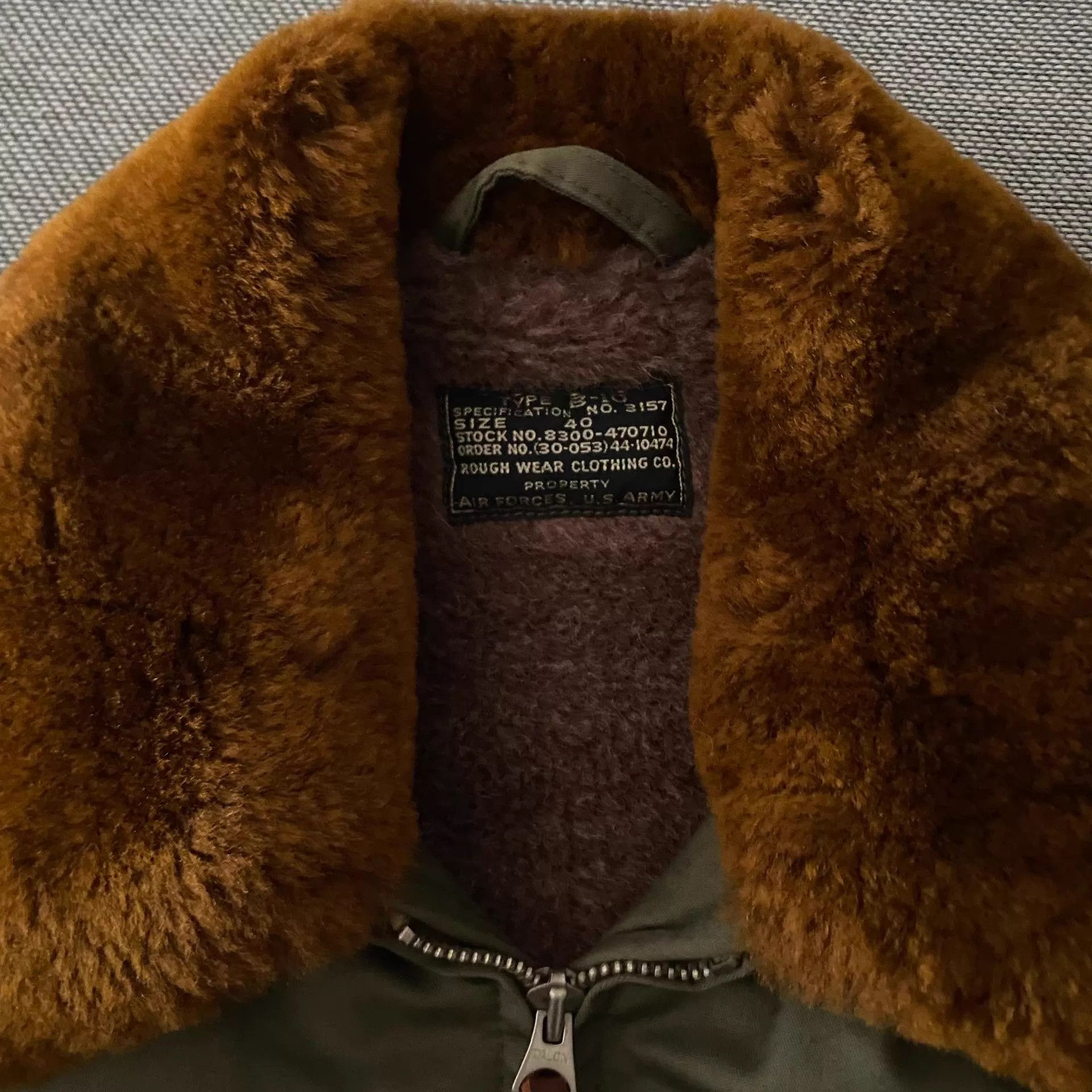 The Real McCoy's The Real Mccoys B-10 Bomber Jacket 40 (9.5) Alpaca Lining Size US M / EU 48-50 / 2 - 4 Thumbnail