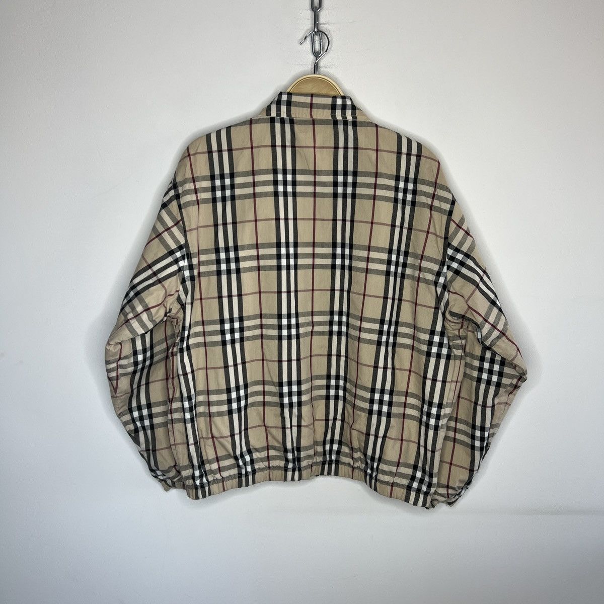 Burberry Burberr London Nova Check Jacket Reversible Bomber Beige Size US M / EU 48-50 / 2 - 7 Thumbnail