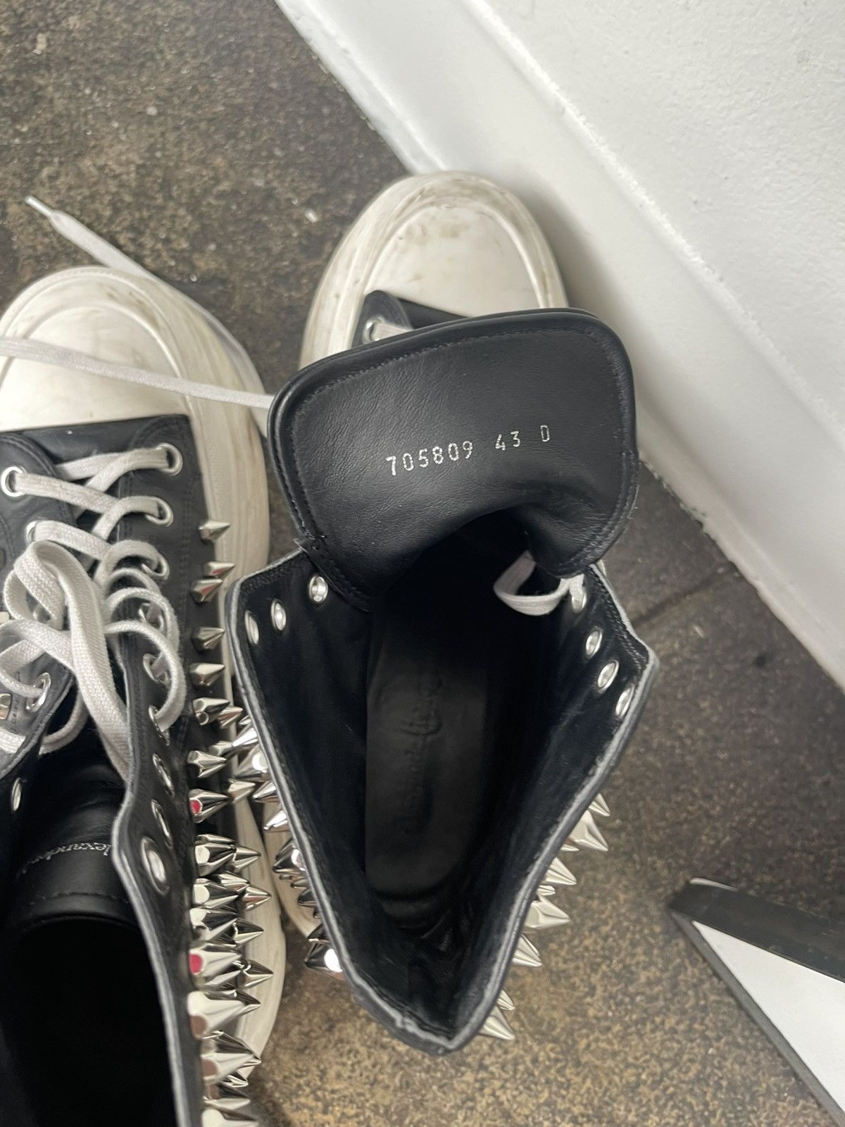 Alexander McQueen Spiked sneakers Size US 10 / EU 43 - 4 Thumbnail