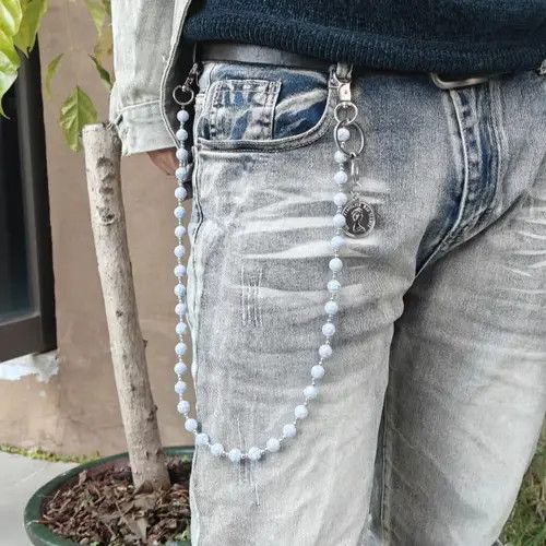 Jewelry Retro Marble Pattern Pants Chain Size ONE SIZE - 2 Thumbnail