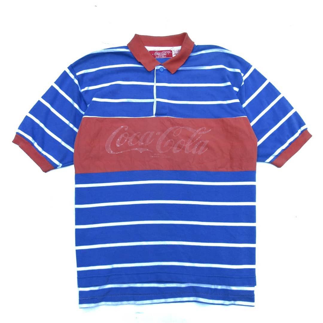 Coca Cola Coca Cola size Large Logo Stripes Polo Shirt Size US M / EU 48-50 / 2 - 1 Preview
