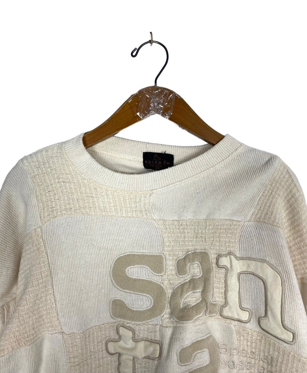 Japanese Brand Rare‼️ Vintage Santafe Patchwork Sweatshirt Made in Japan Size US M / EU 48-50 / 2 - 4 Thumbnail