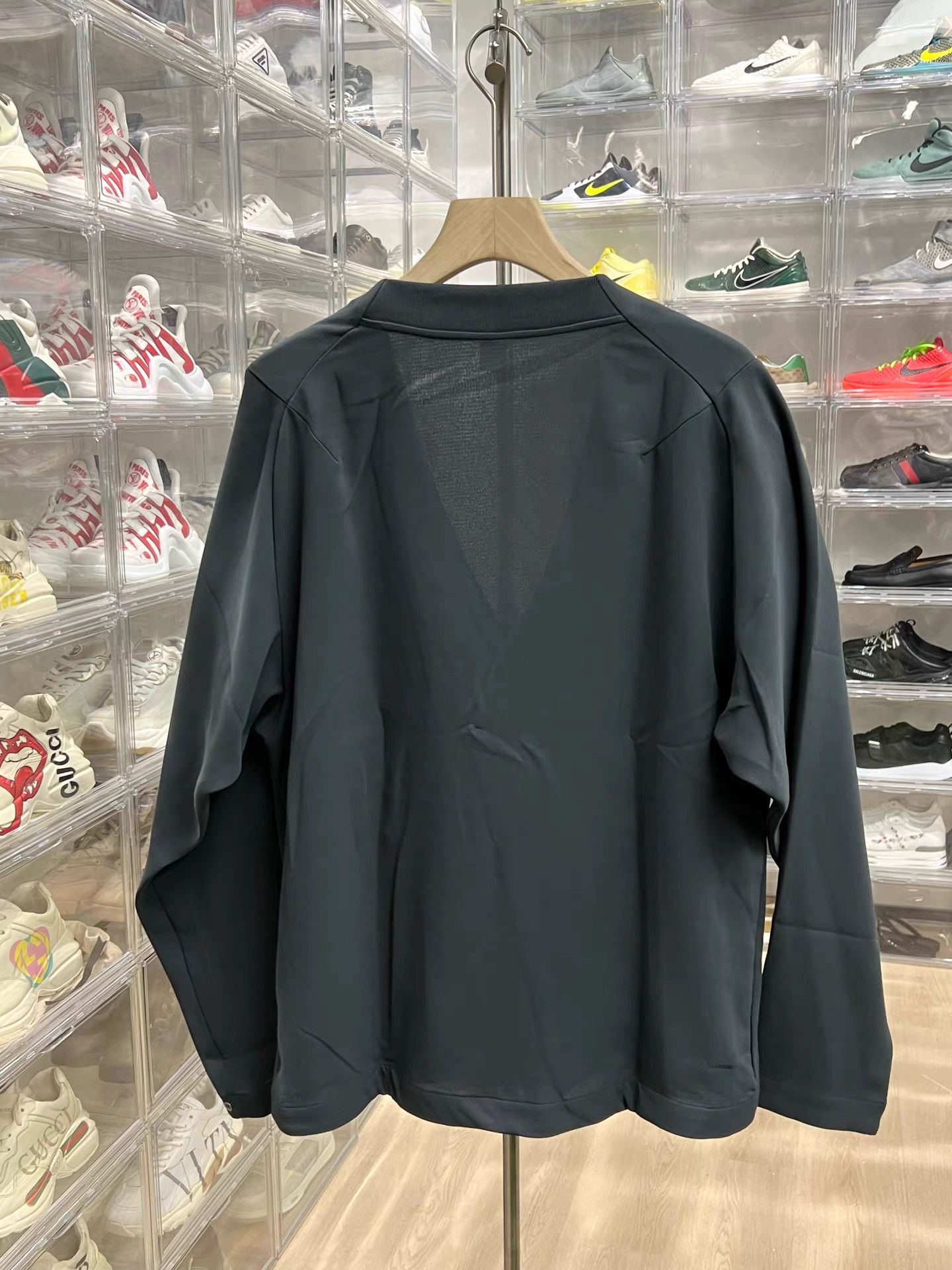 Adidas Adidas Wuzong Series V-neck Jacket Dark Heather Gray K15 Size US S / EU 44-46 / 1 - 5 Thumbnail